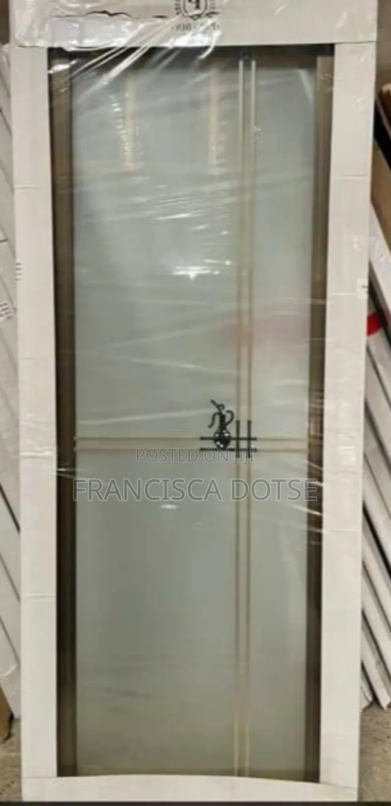 Outside Open Glass Door