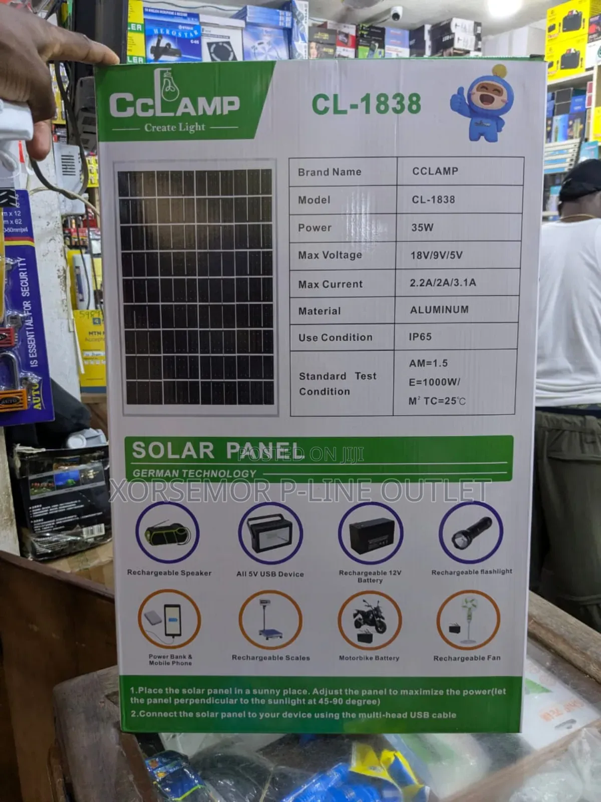 35w Cl-1838 Solar Panel