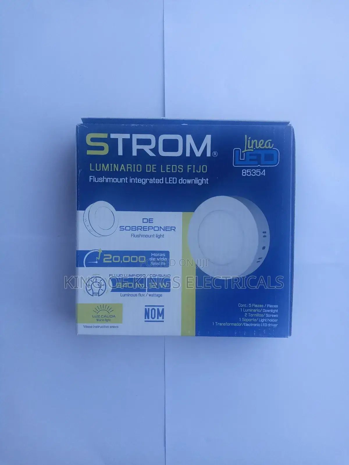 Storm Led 12w Panel Light(White)