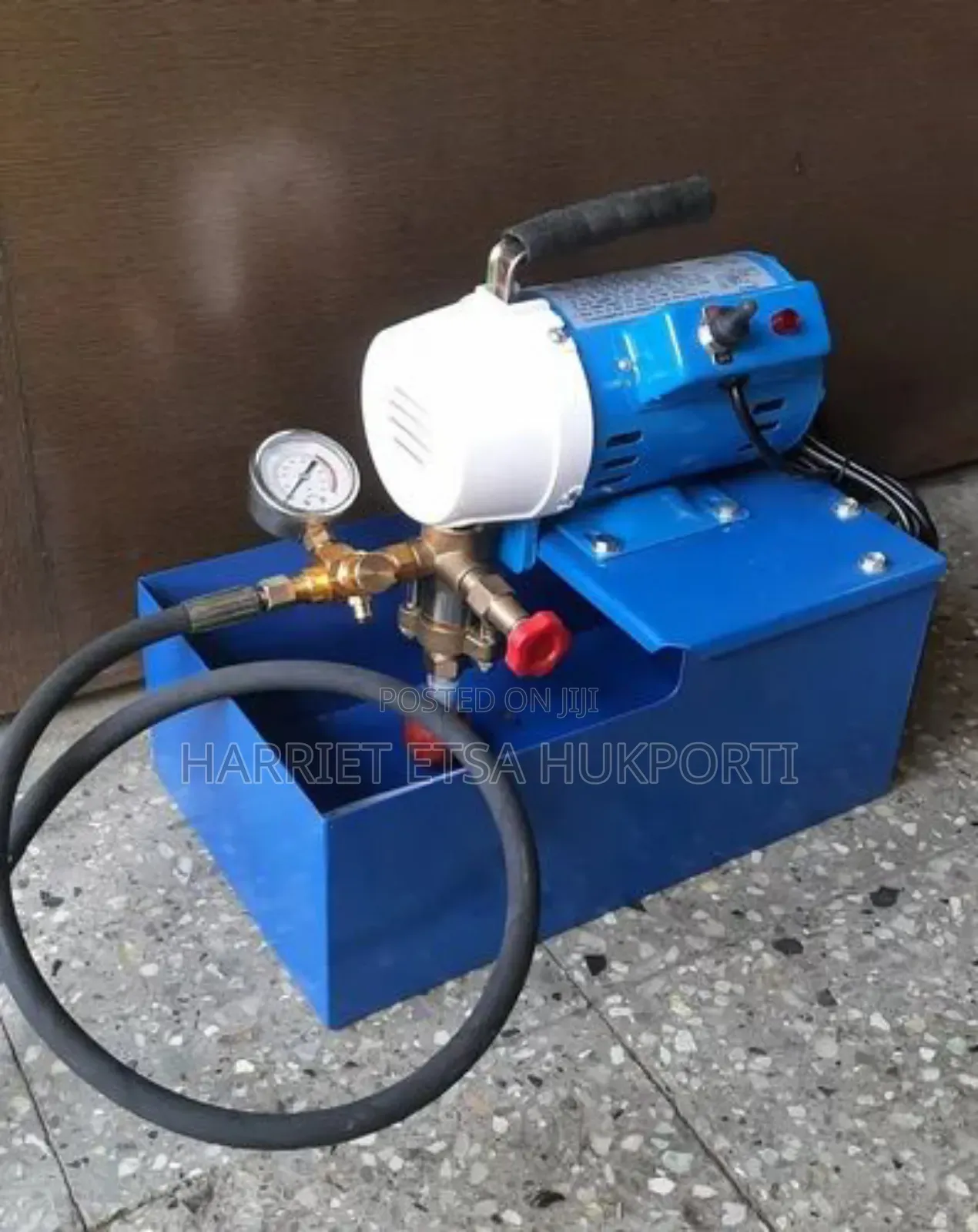Electric Pressure Testing Pump Water Pipeline Testing Press25kg/2.5mpa
