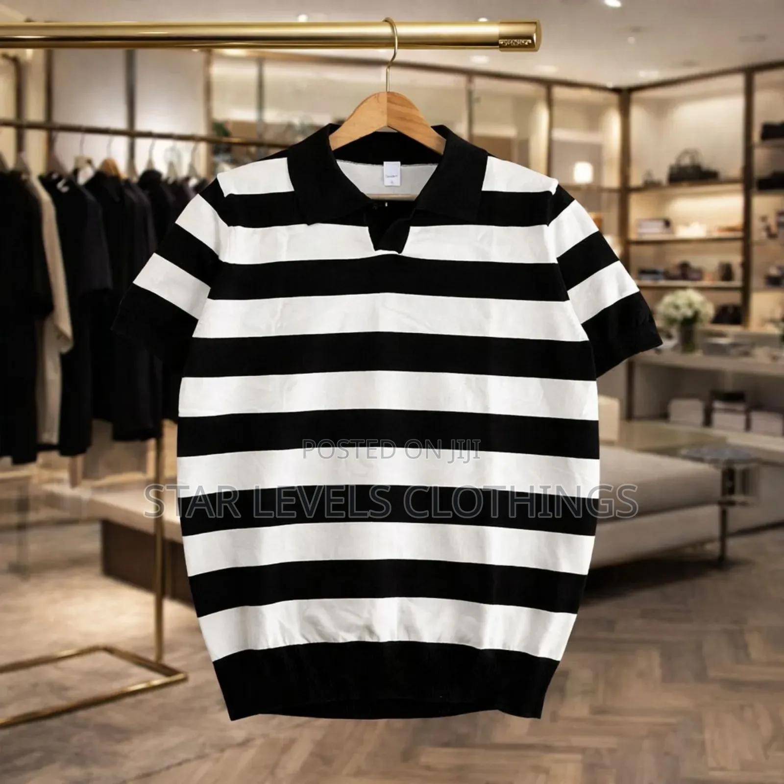 Knitted Short Sleeves Shirt
