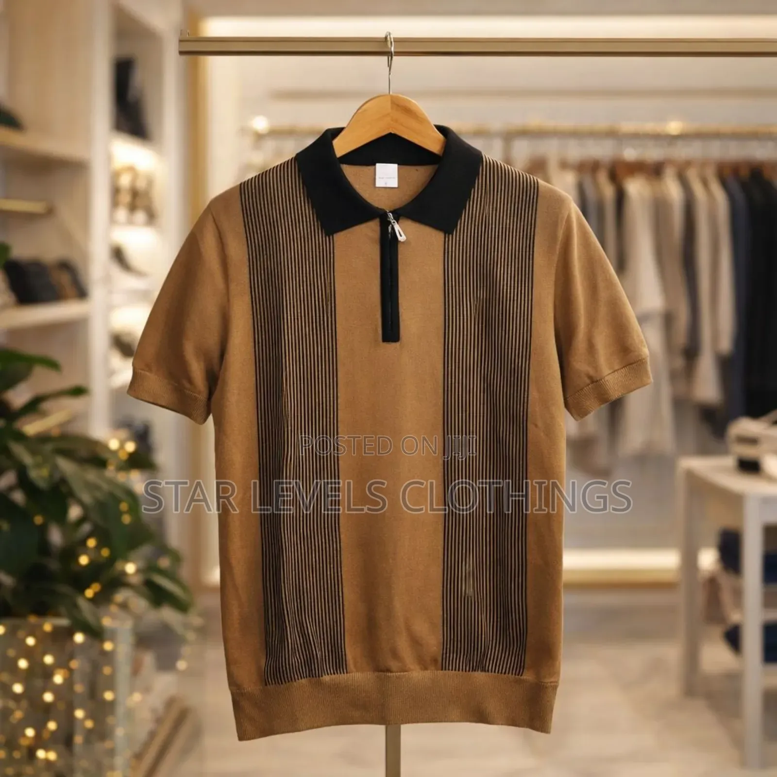 Knitted Short Sleeves Shirt