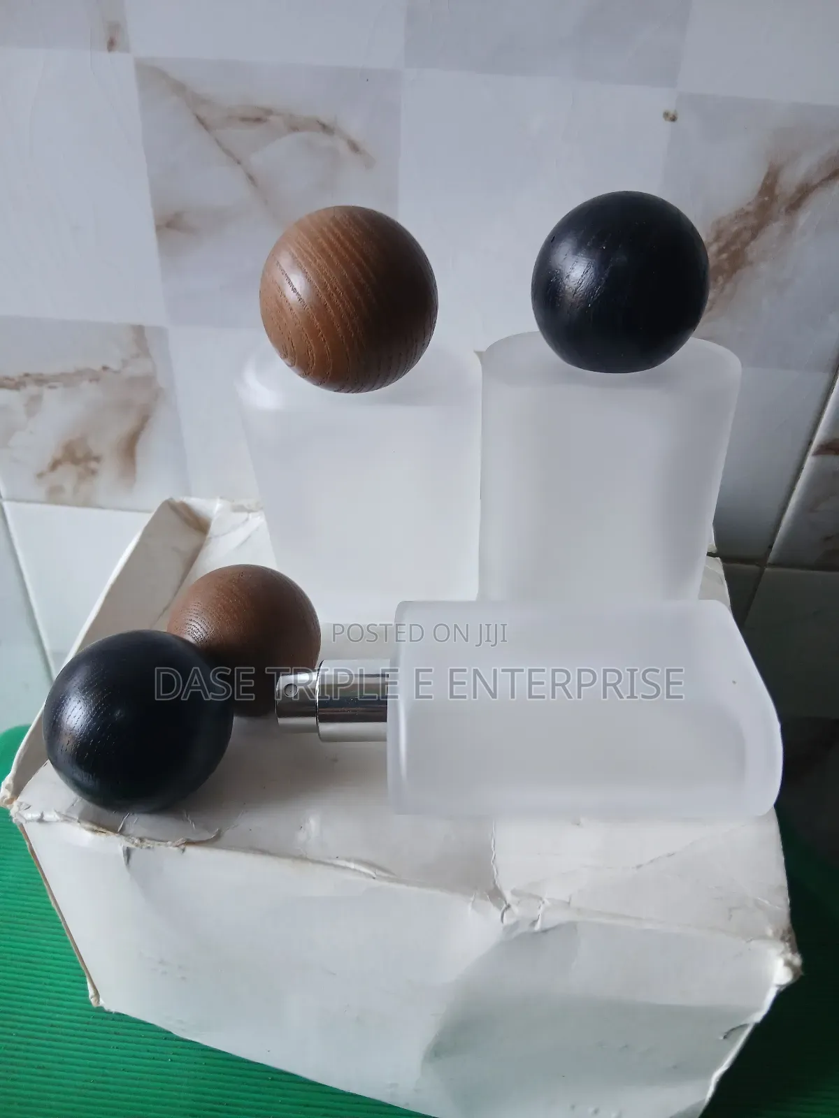 50ml Empty Frost Bottle Wooden Cap
