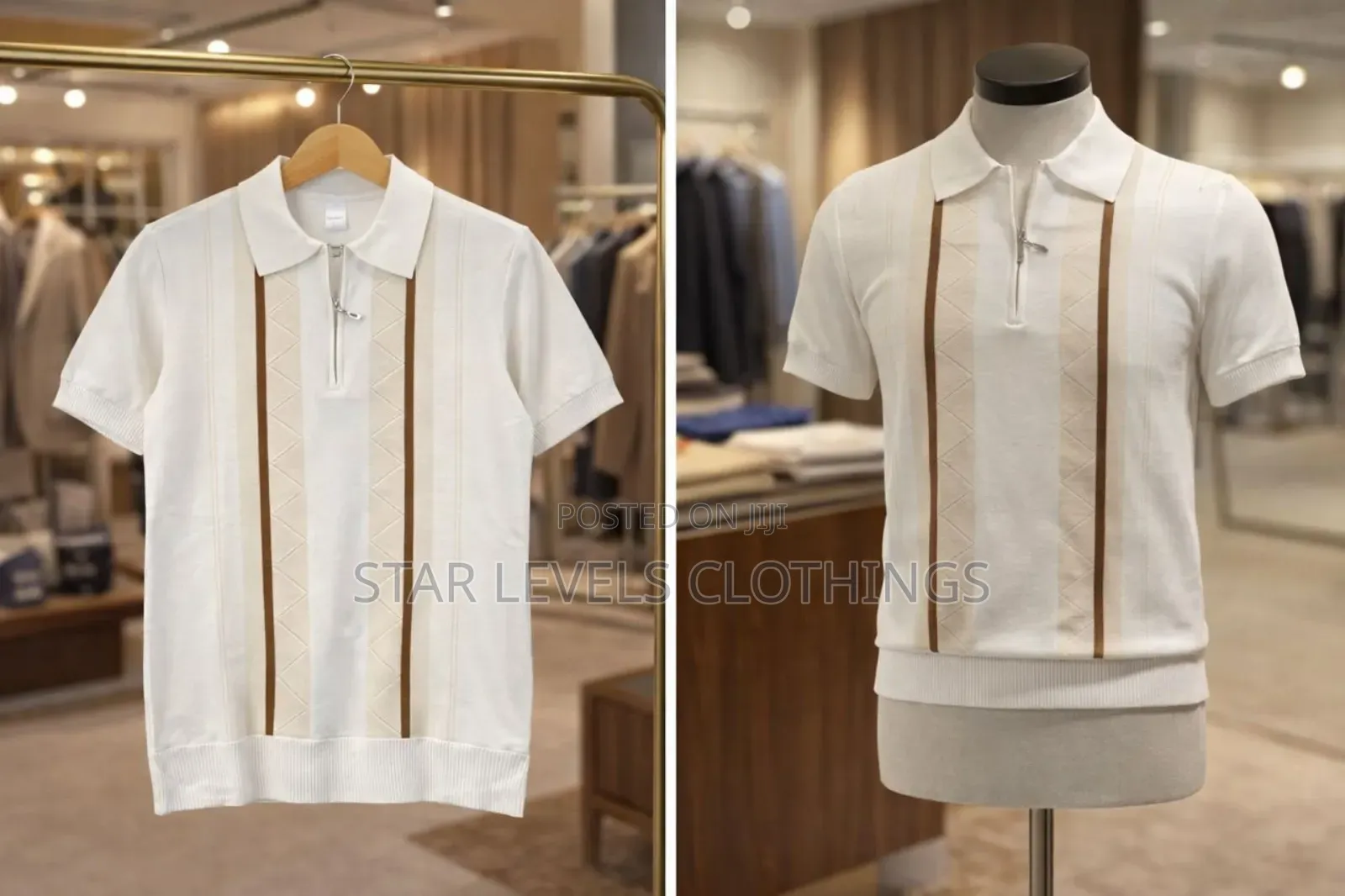Original Men Knitted Shirts in Colours and Sizes