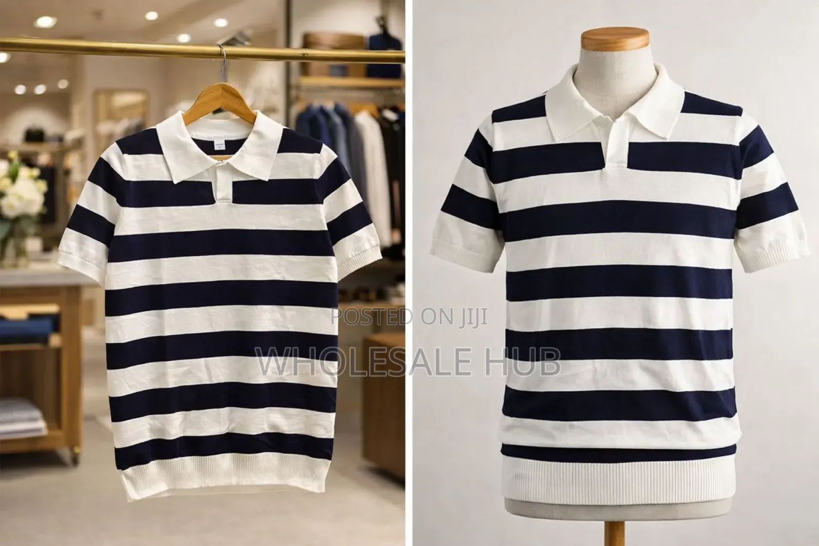 Heavy Striped Knit Lacoste