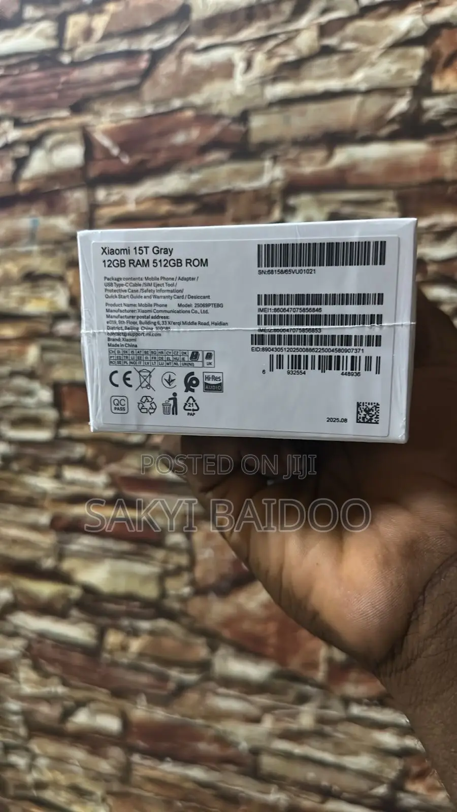 New Xiaomi 15T 512 GB Gray