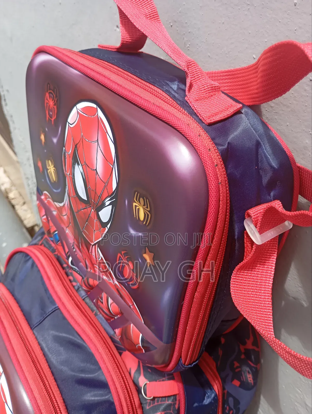 3 in 1 Cartooned School Bag for Kids - Red