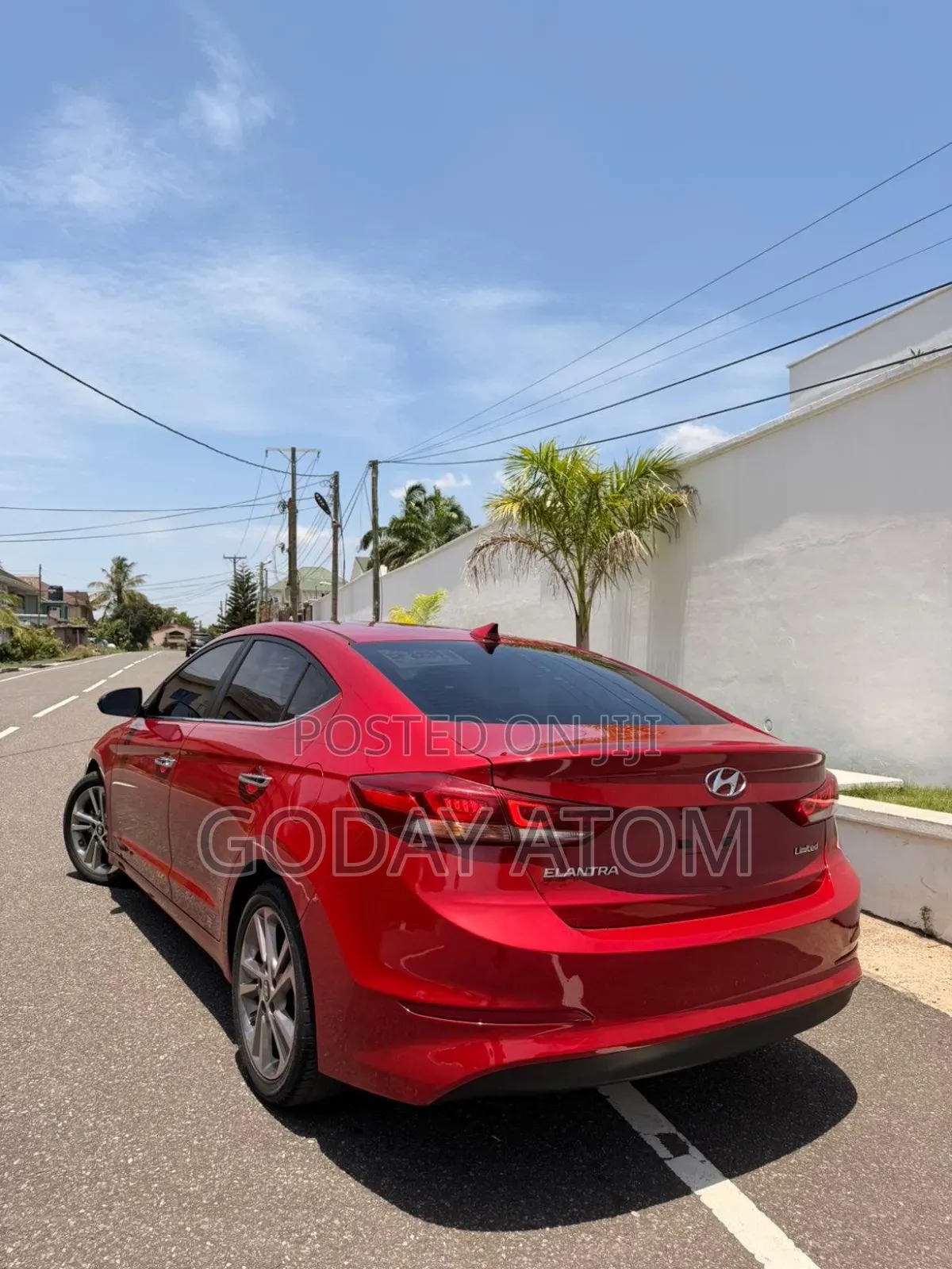 Hyundai Elantra 2017 Red