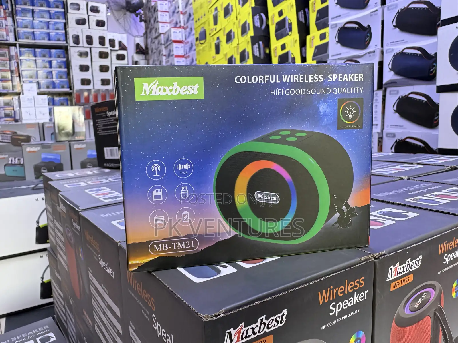 Maxbest Mb-tm21 Colorful Wireless Speaker