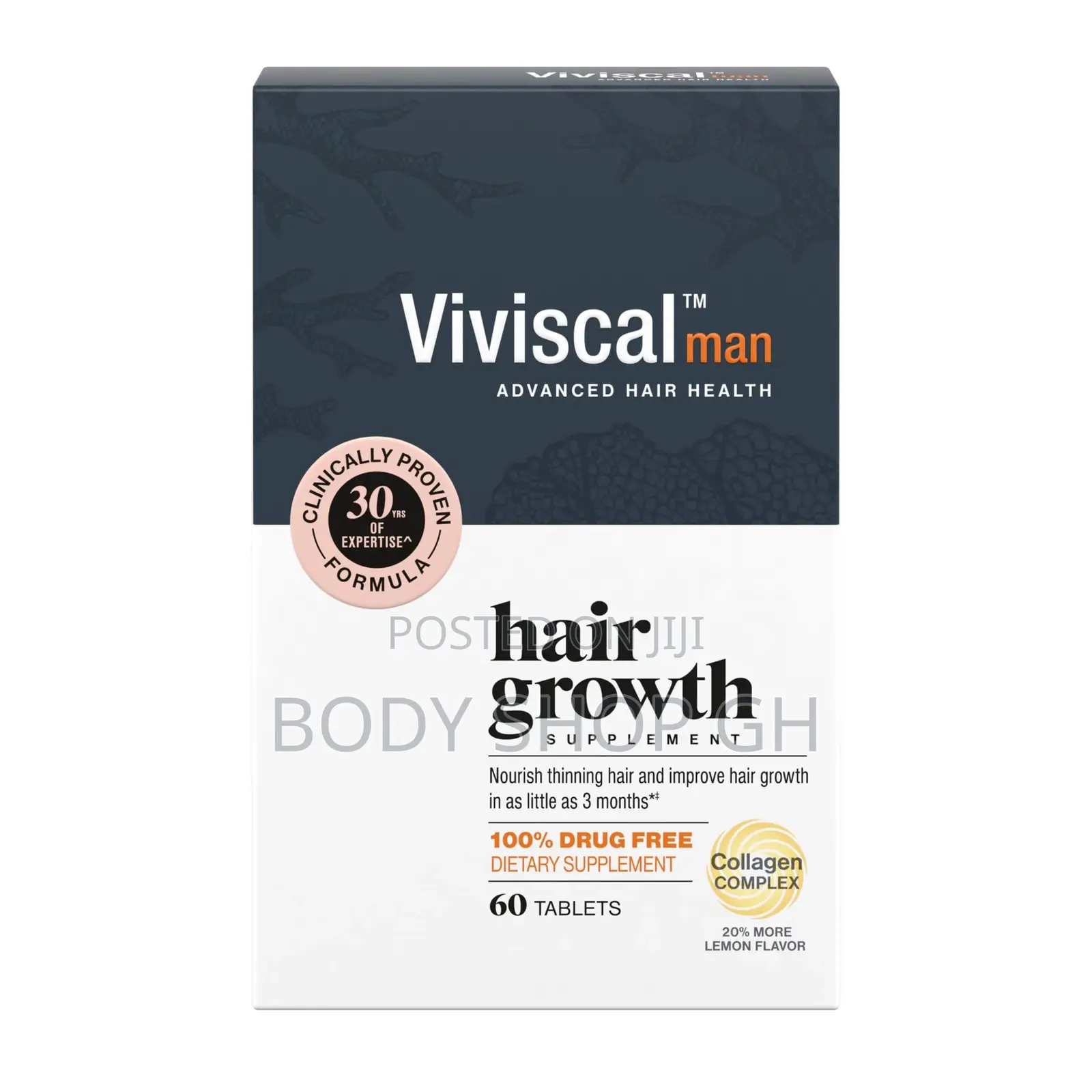 Viviscal Men's Hair Growth Supplements for Thicker Fuller Hair