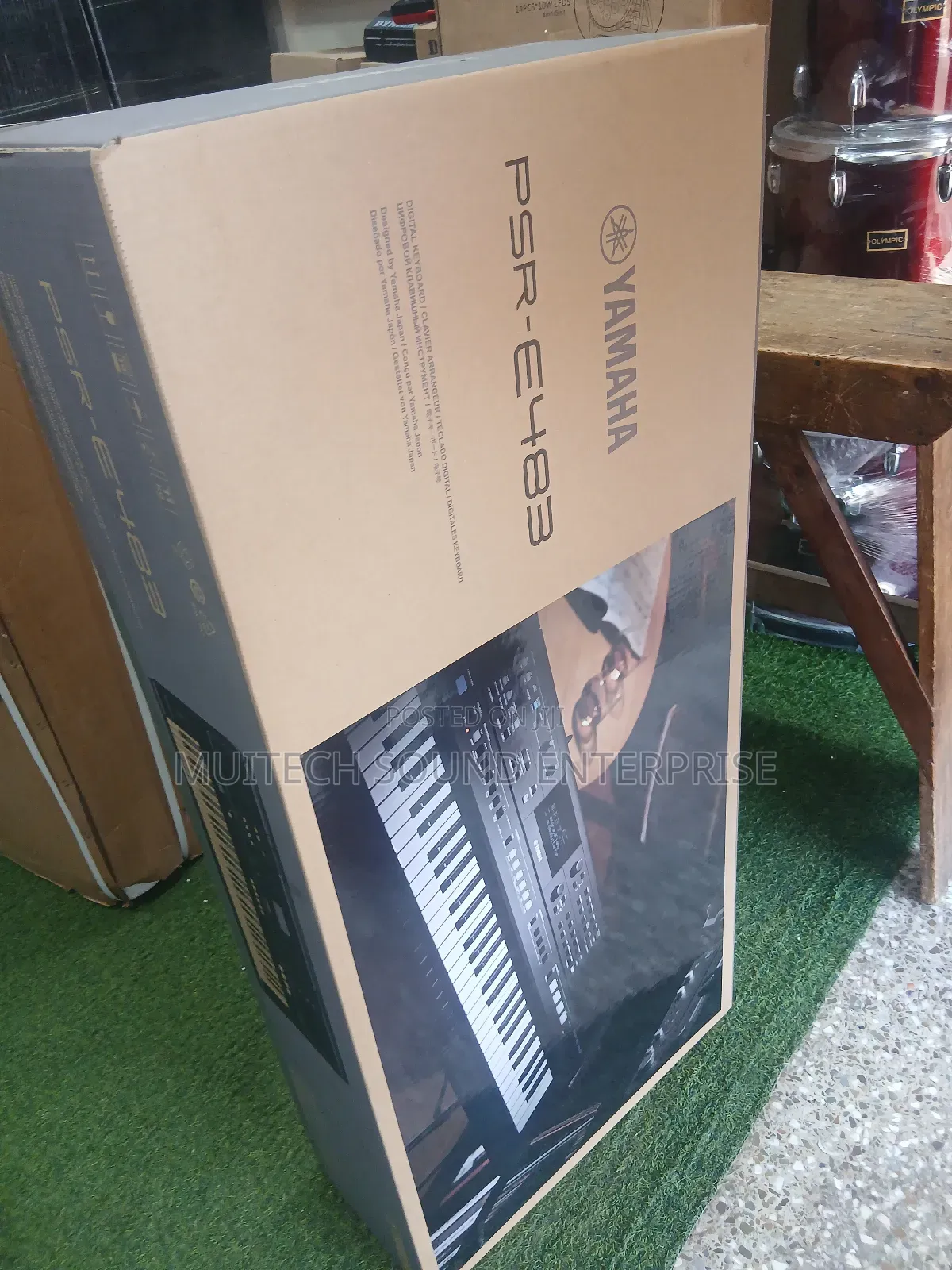 Yamaha Keyboard PSR E- 483 (New Edition)