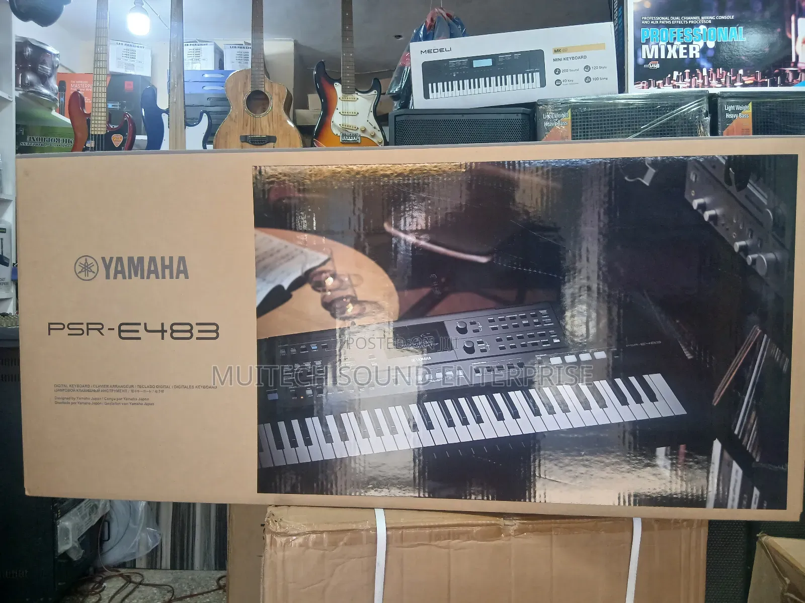 Yamaha Keyboard PSR E- 483 (New Edition)