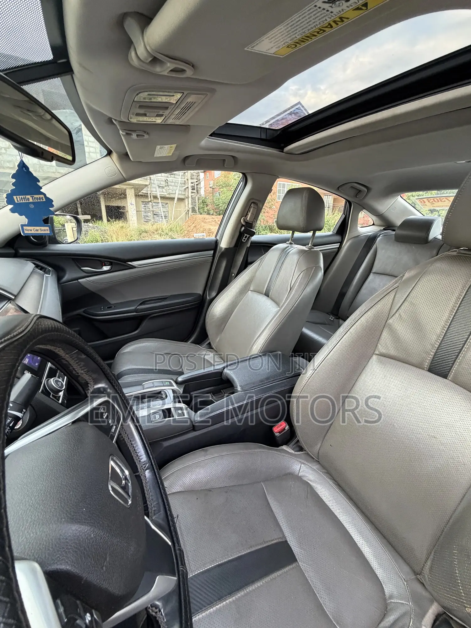 Honda Civic EX-L 4dr Sedan (1.5L 4cyl) 2017 Gray