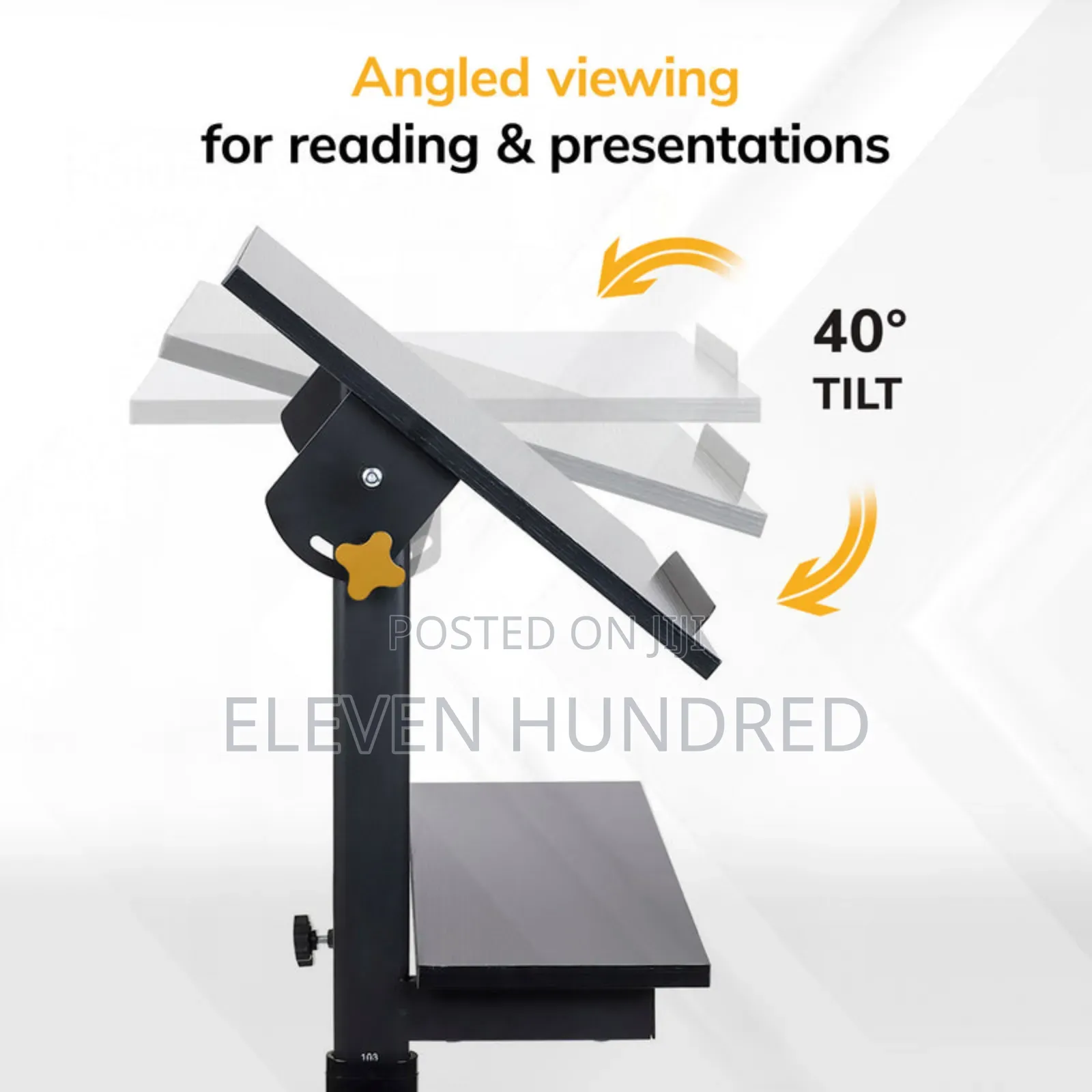 Mobile Lectern Stand Up Desk
