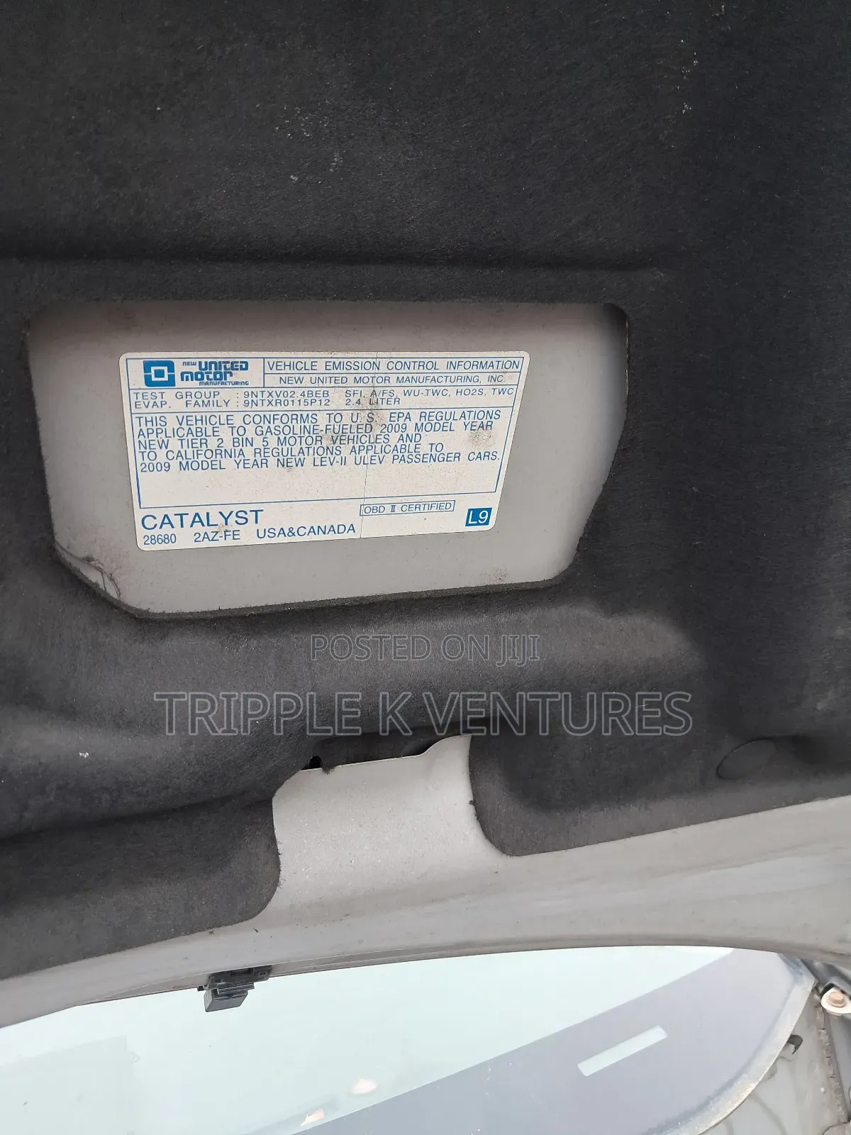 2009-2013 Vibe Matrix Corolla 2.4l Engine and Transmission