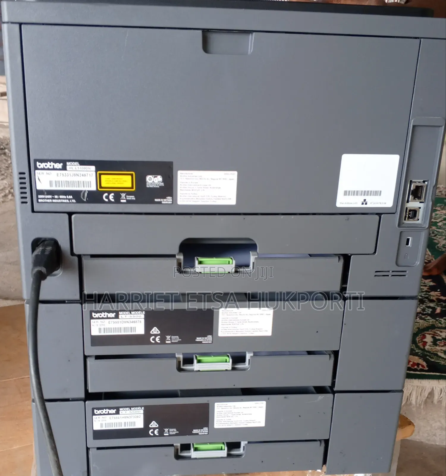 Brother Hl-L5100dn Mono Laser Printer - Single Function, Usb 2.0