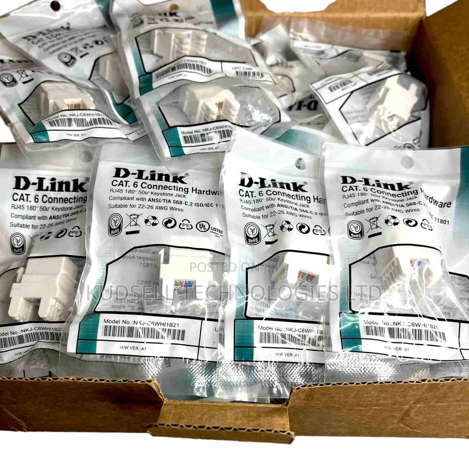 New D-Link D-Link Cat 6 Utp Keystone Jack