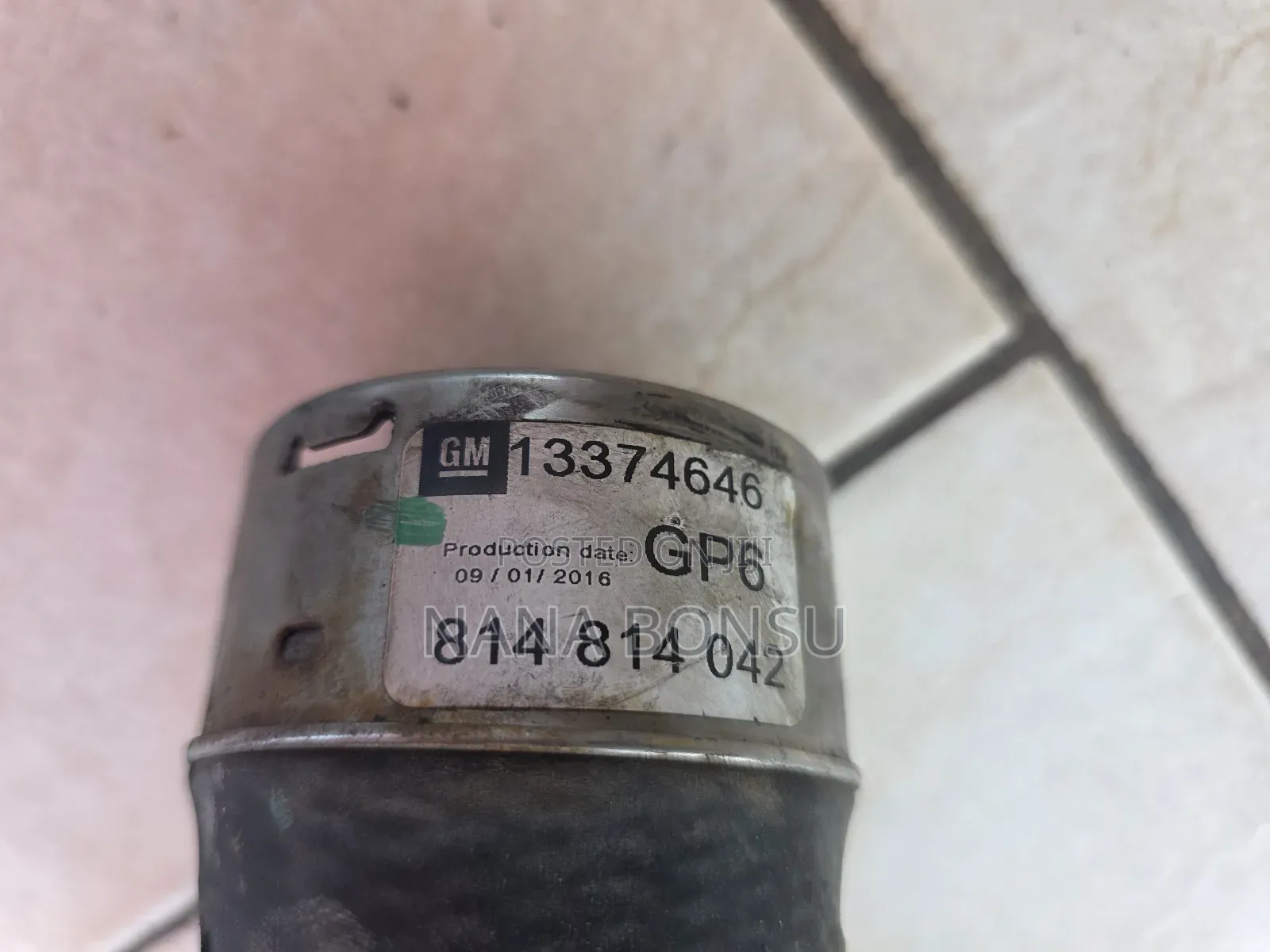 2019 Chevrolet Cruze Engine Tube