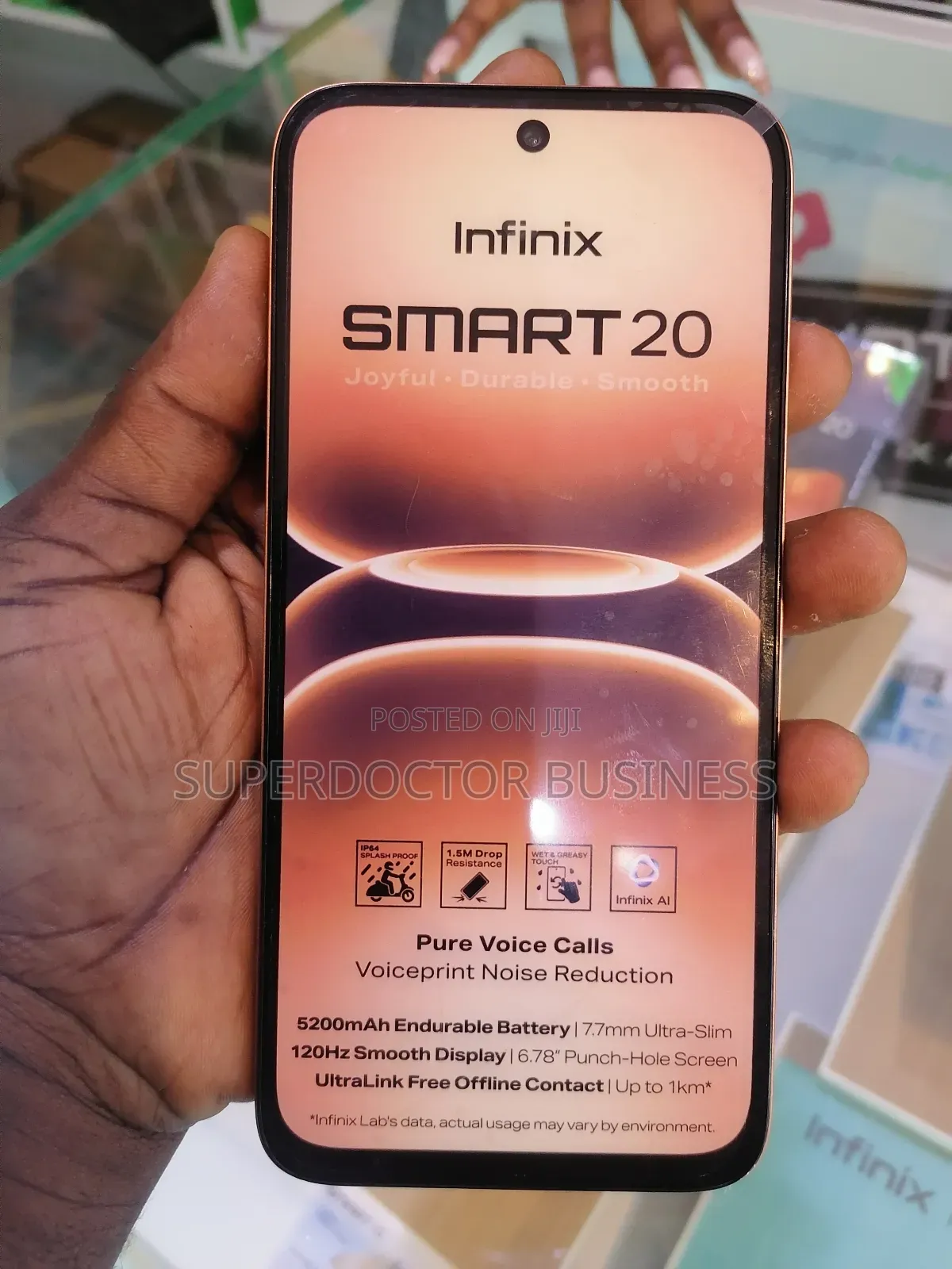 New Infinix Smart 10 64 GB Orange