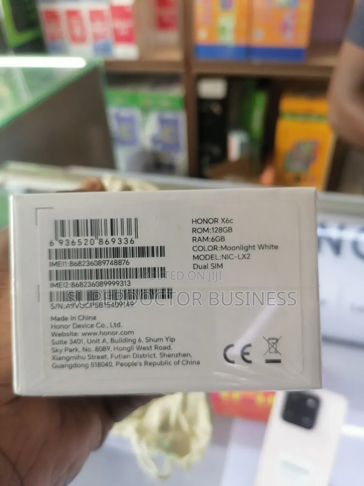 New Honor X6C 128 GB Black