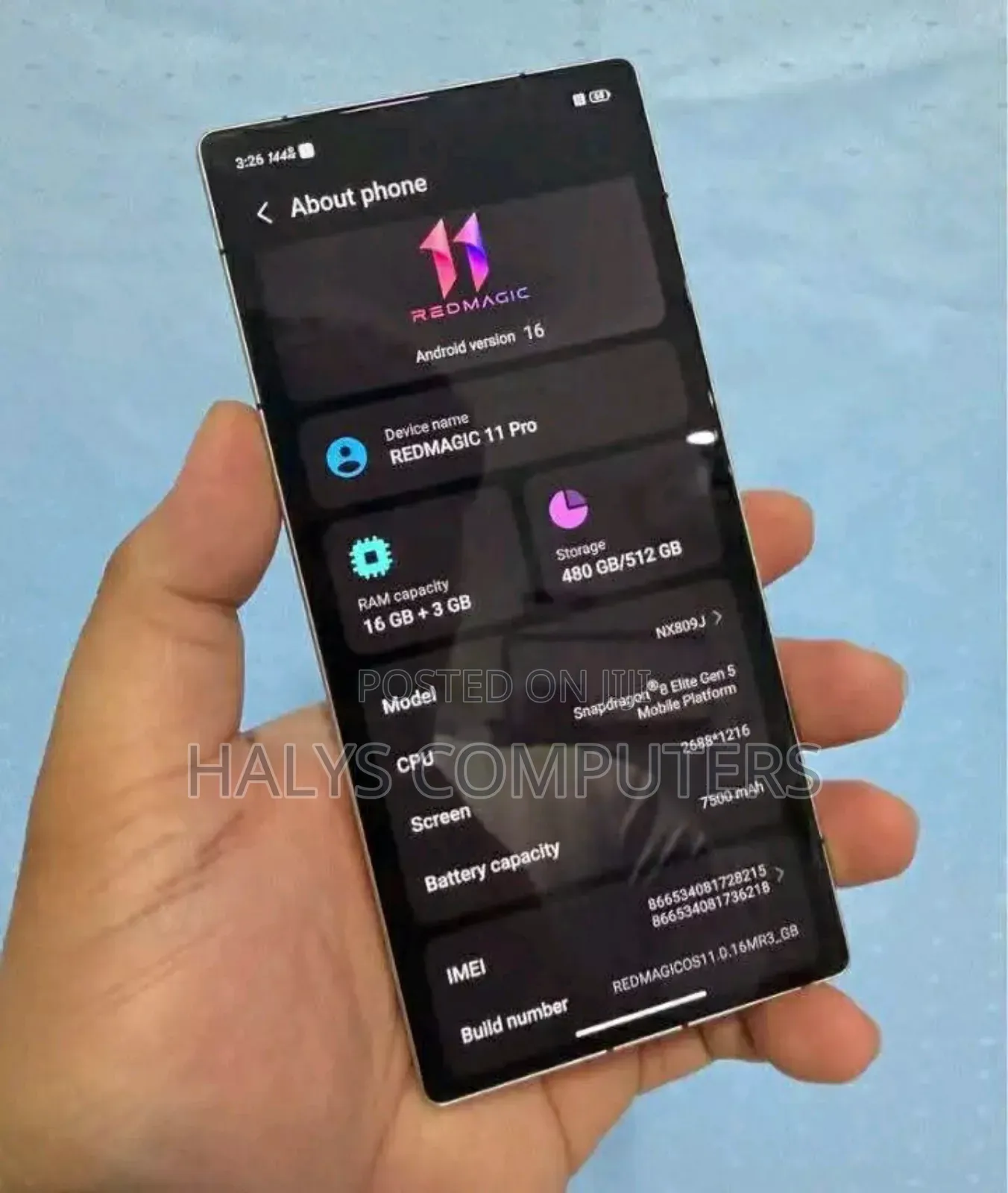 New ZTE nubia Redmagic 11 Pro 5G 512 GB Black