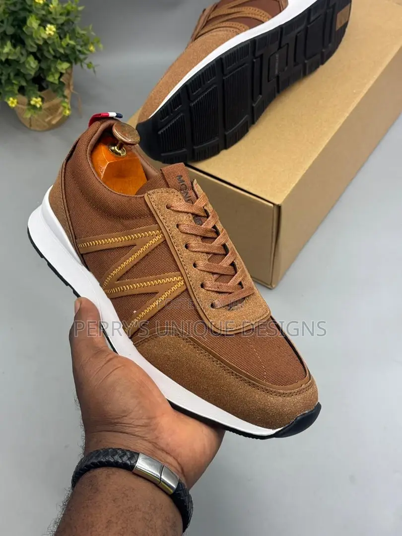 Terrastride Classic Brown Sneakers (White Sole Edition)