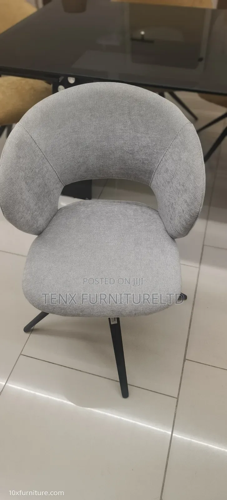 Dining Chair (Light Grey)Swivel