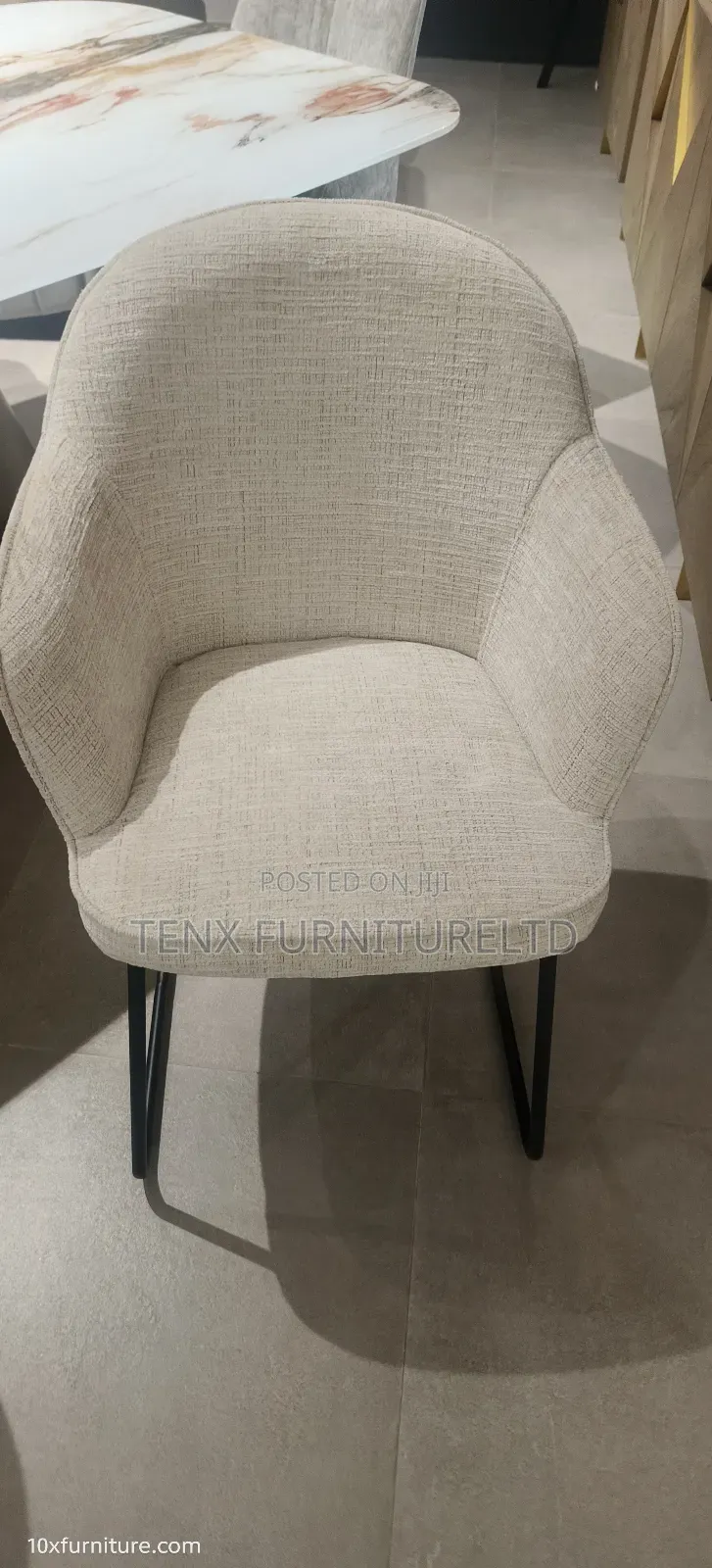 Dining Chair. (Cool Beige )
