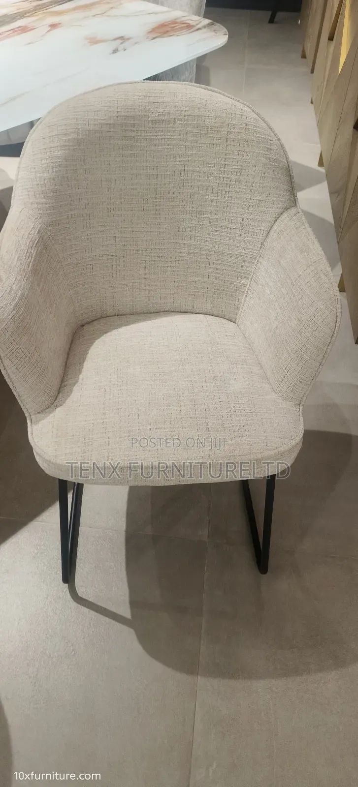 Dining Chair. (Cool Beige )