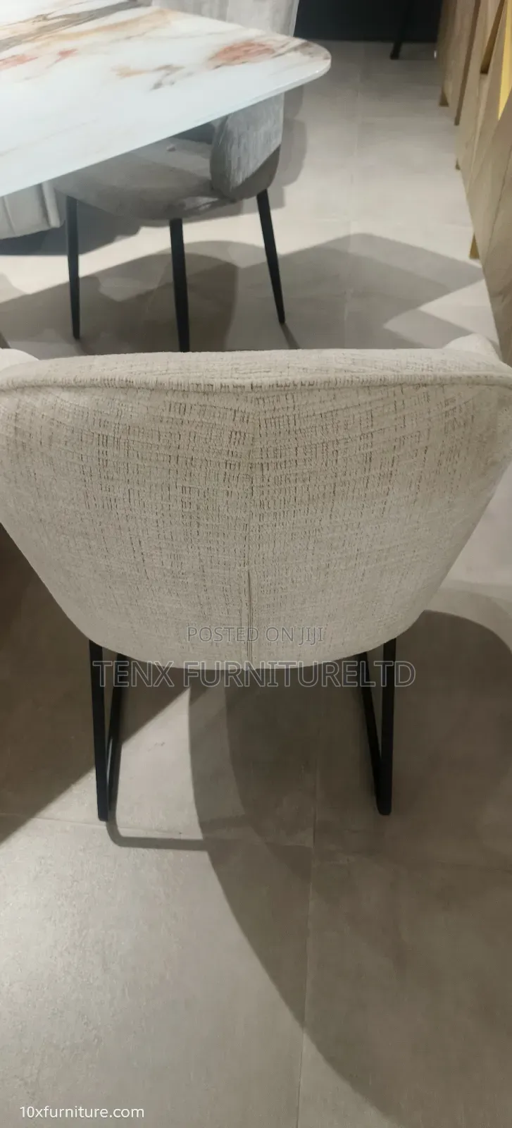 Dining Chair. (Cool Beige )