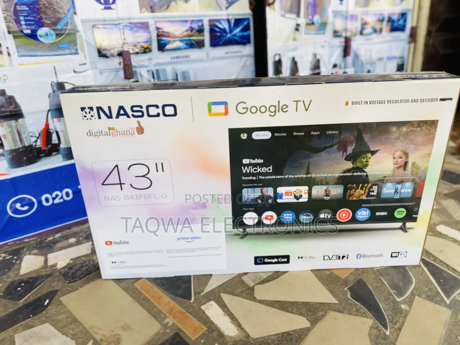 Rightly Smart Nasco 43 Inch Smart Google Tv