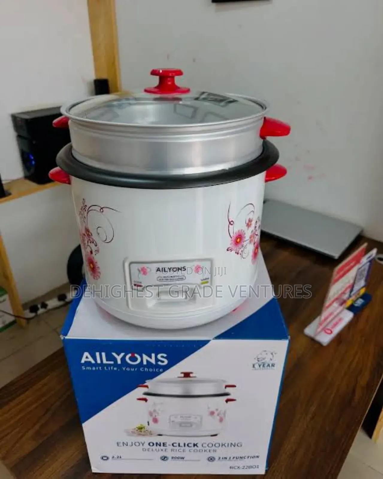 Ailyons Automatic Electric Rice Cooker 3 in 1