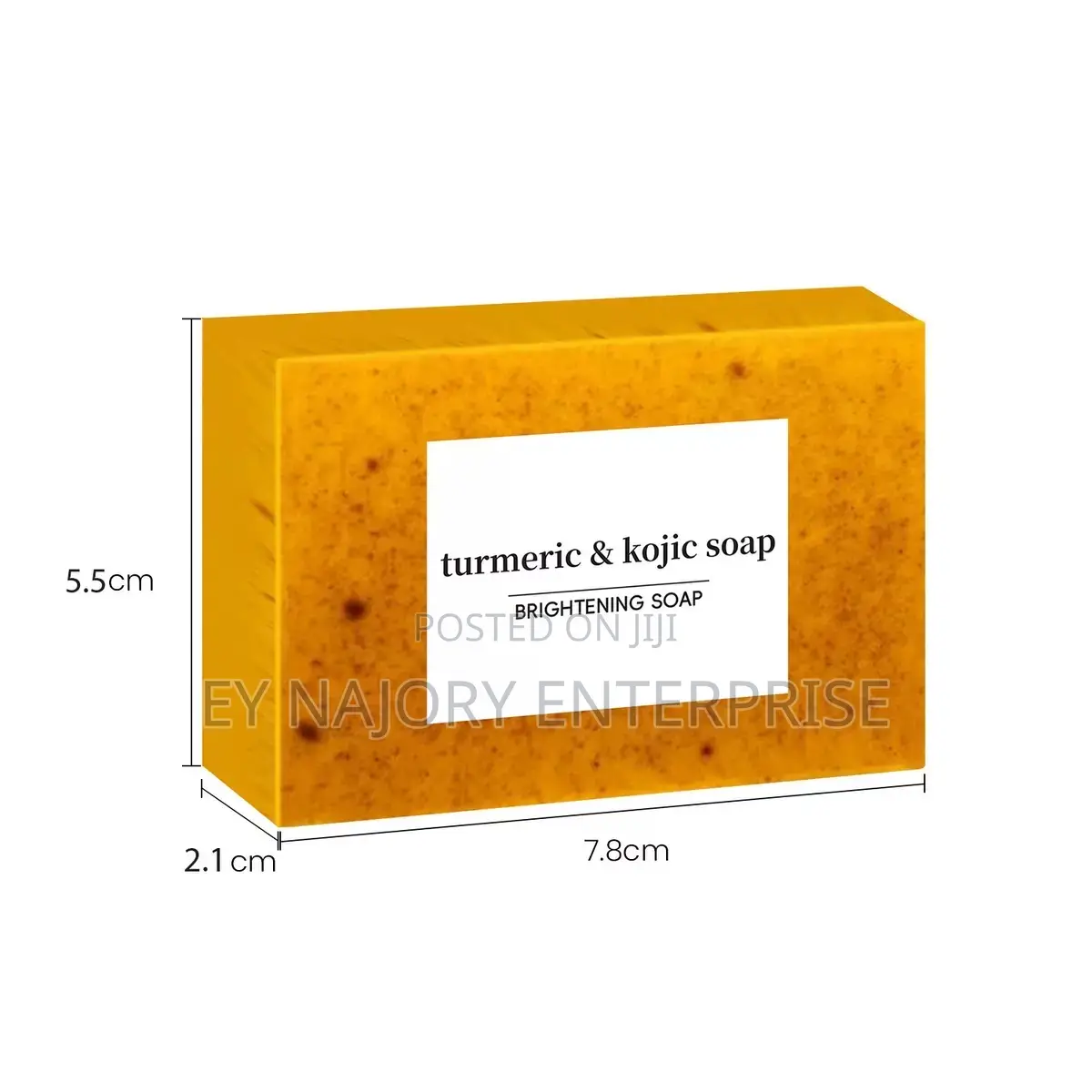 Turmeric Kojic Soap 100g|Skin Brightening and Fades Dark Spots)