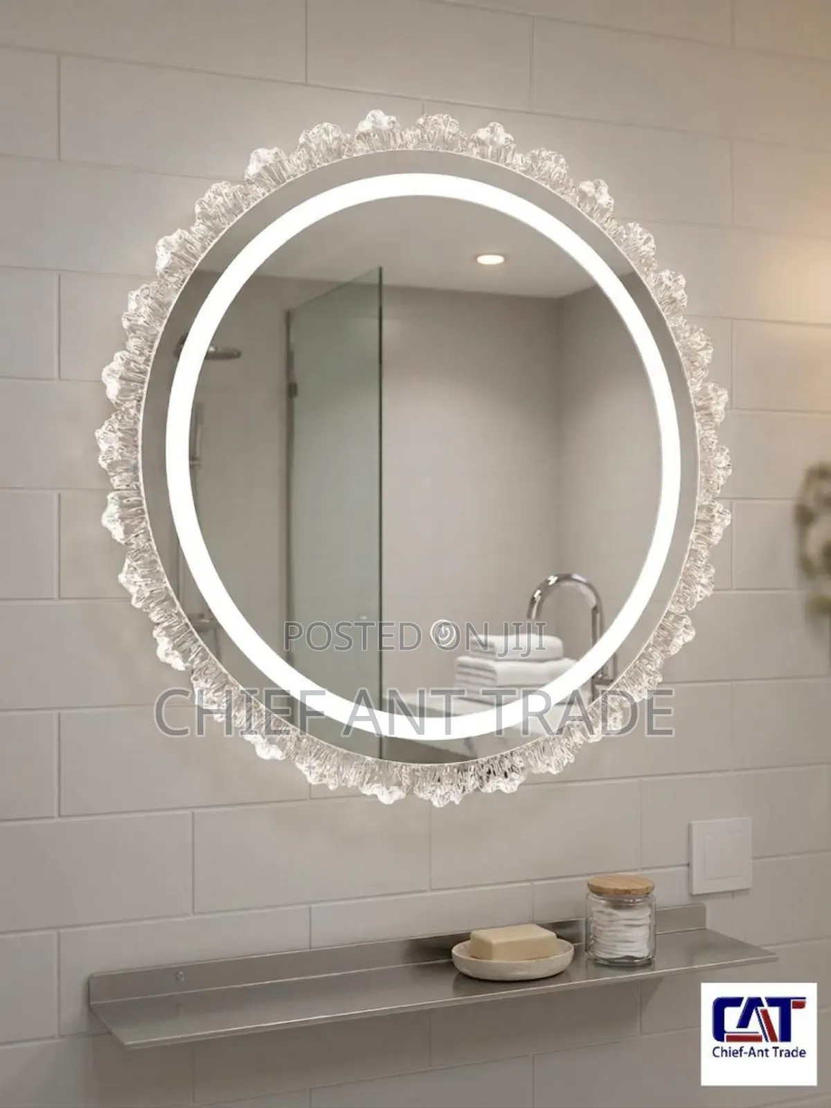 Touchscreen Smart Mirror With Lights Zy 412 60cm