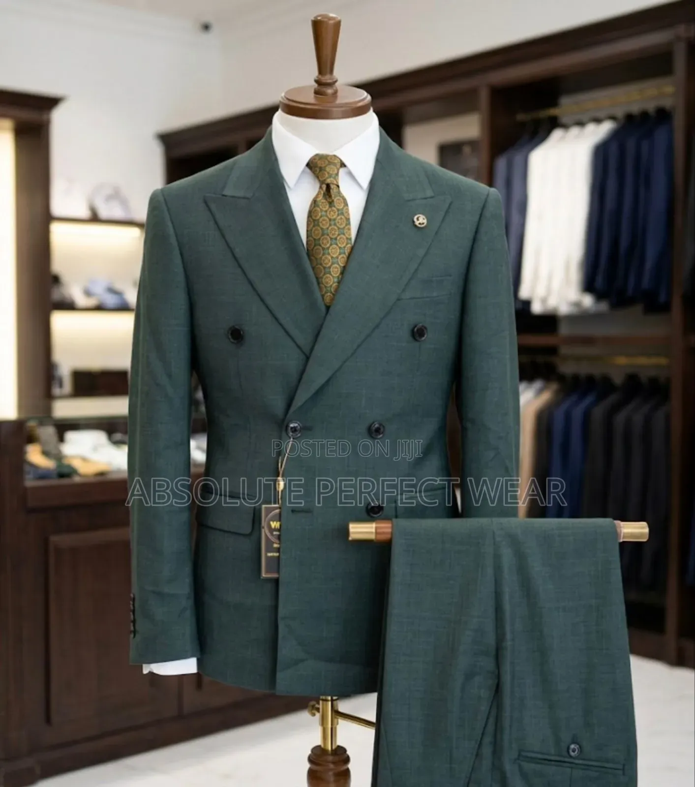 Double Breasted Two Pieces for Men