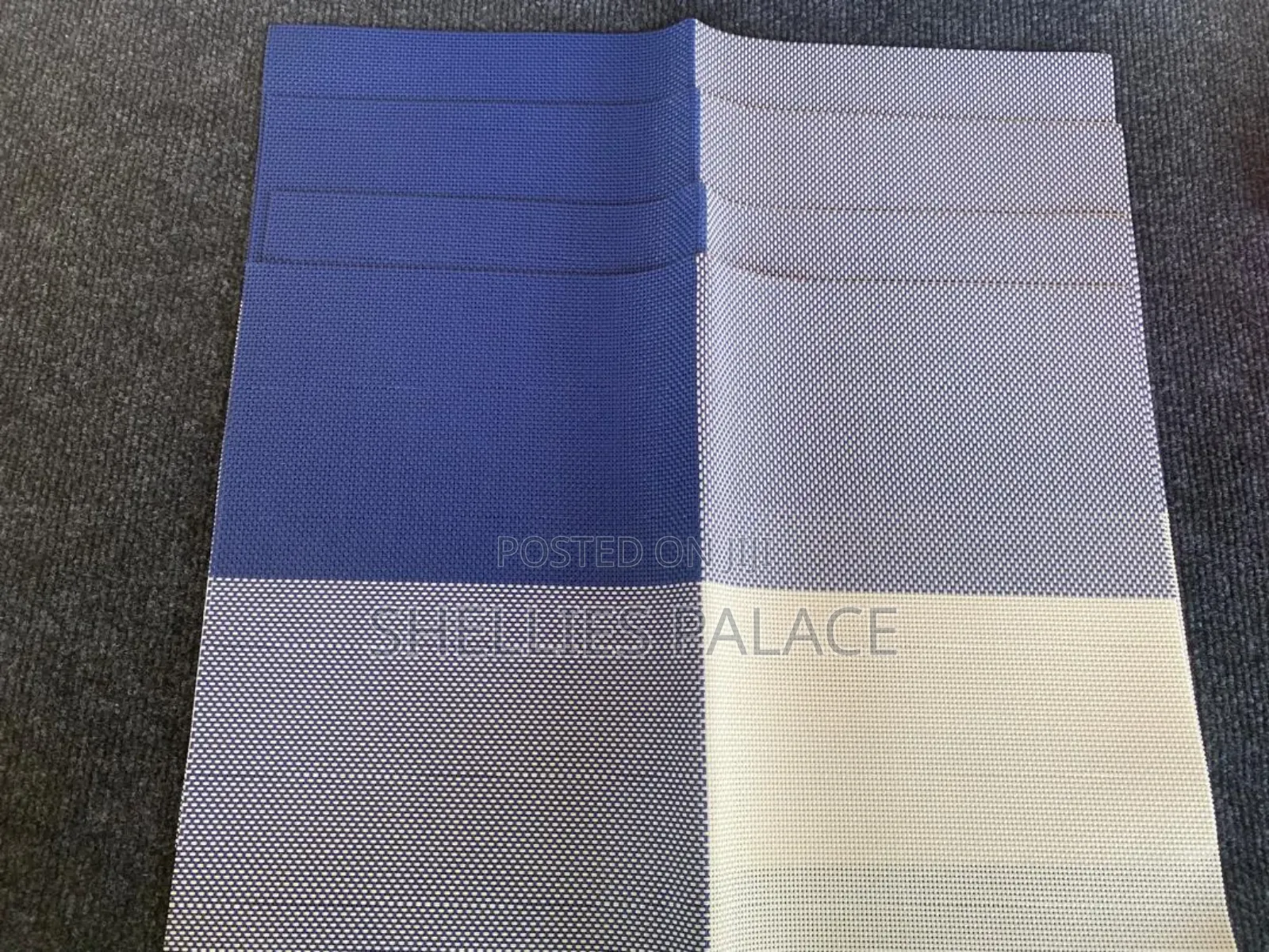 4pcs Home Restaurant Table Mat PVC Vinyl Modern Color Match