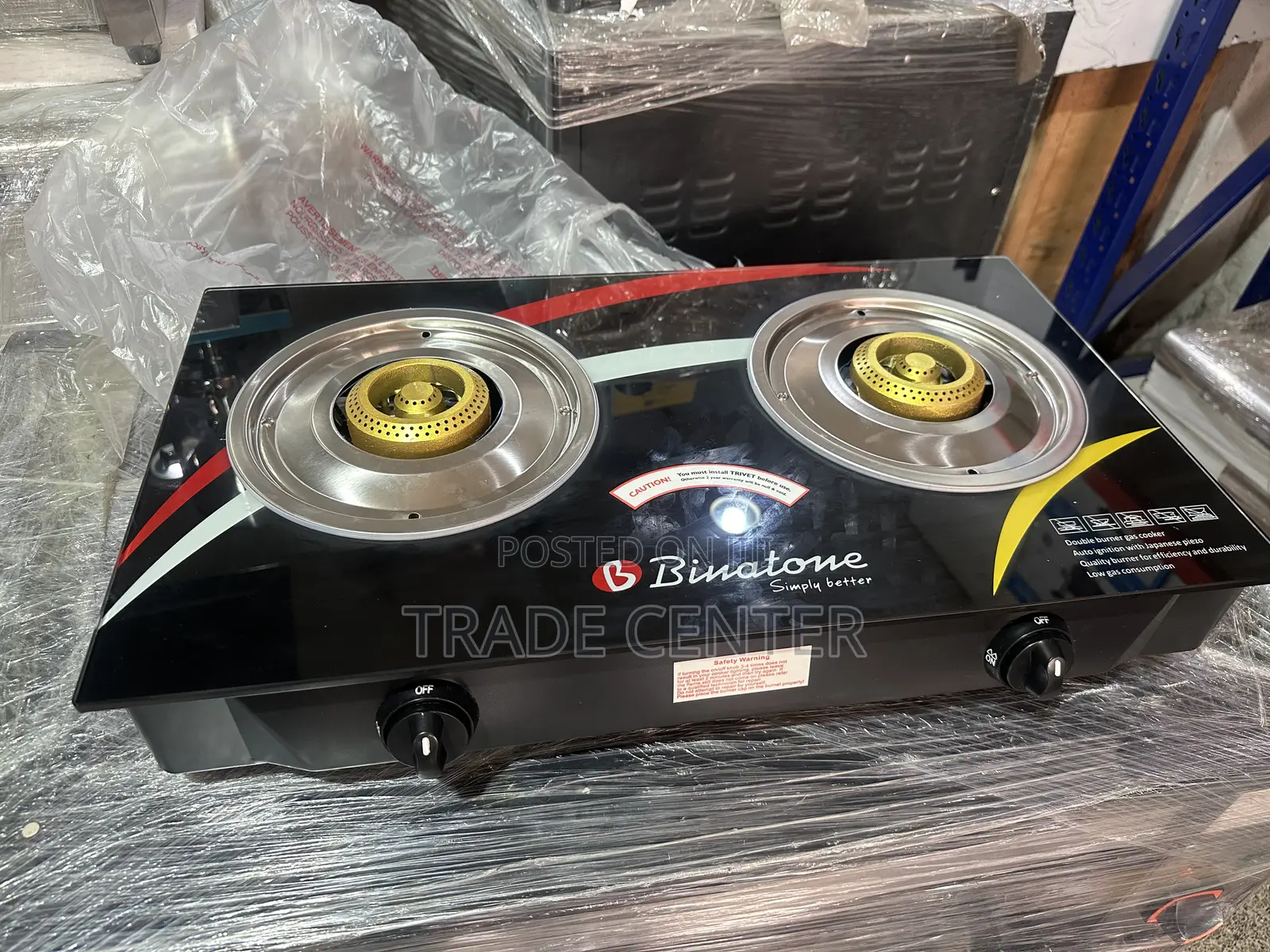 Binatone 2 Burner Table Top Gas Cooker