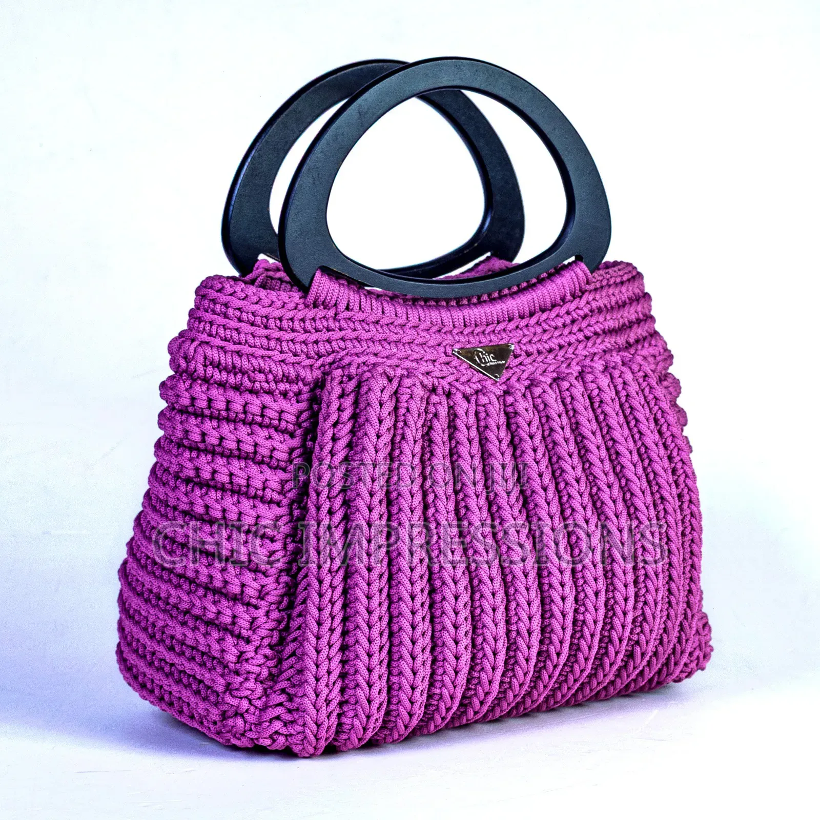 Velour Wave Bag