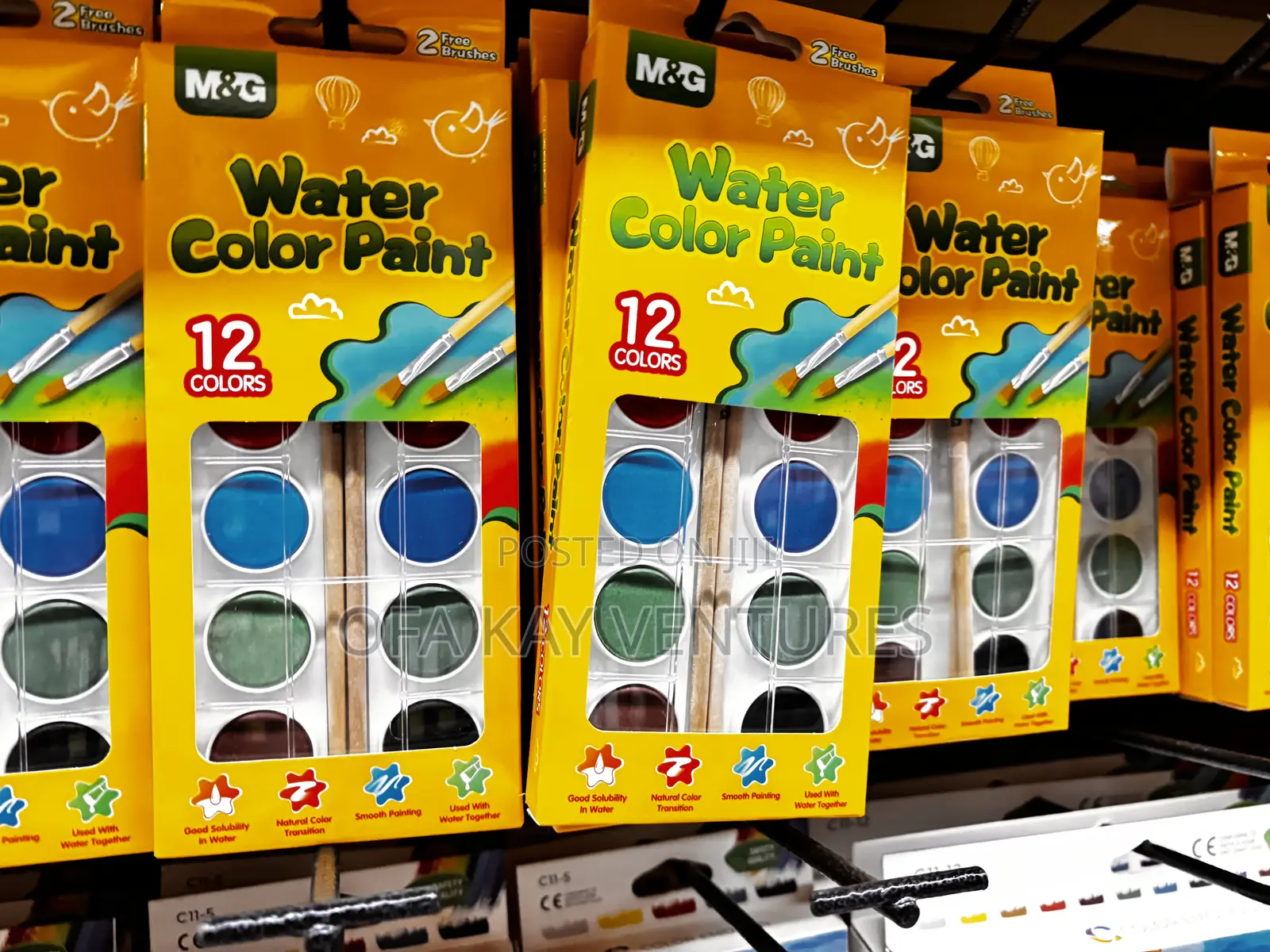 12pcs Water Color Paint