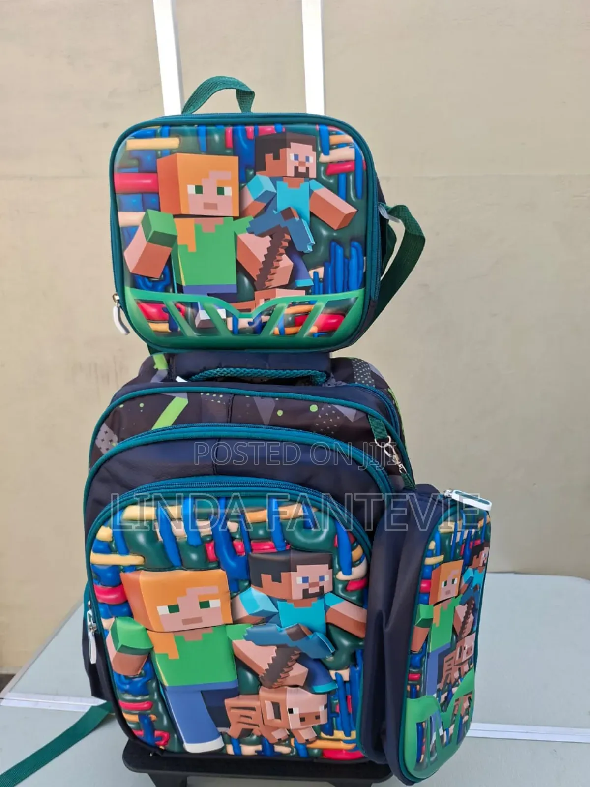 3in1 Trolley School Bag
