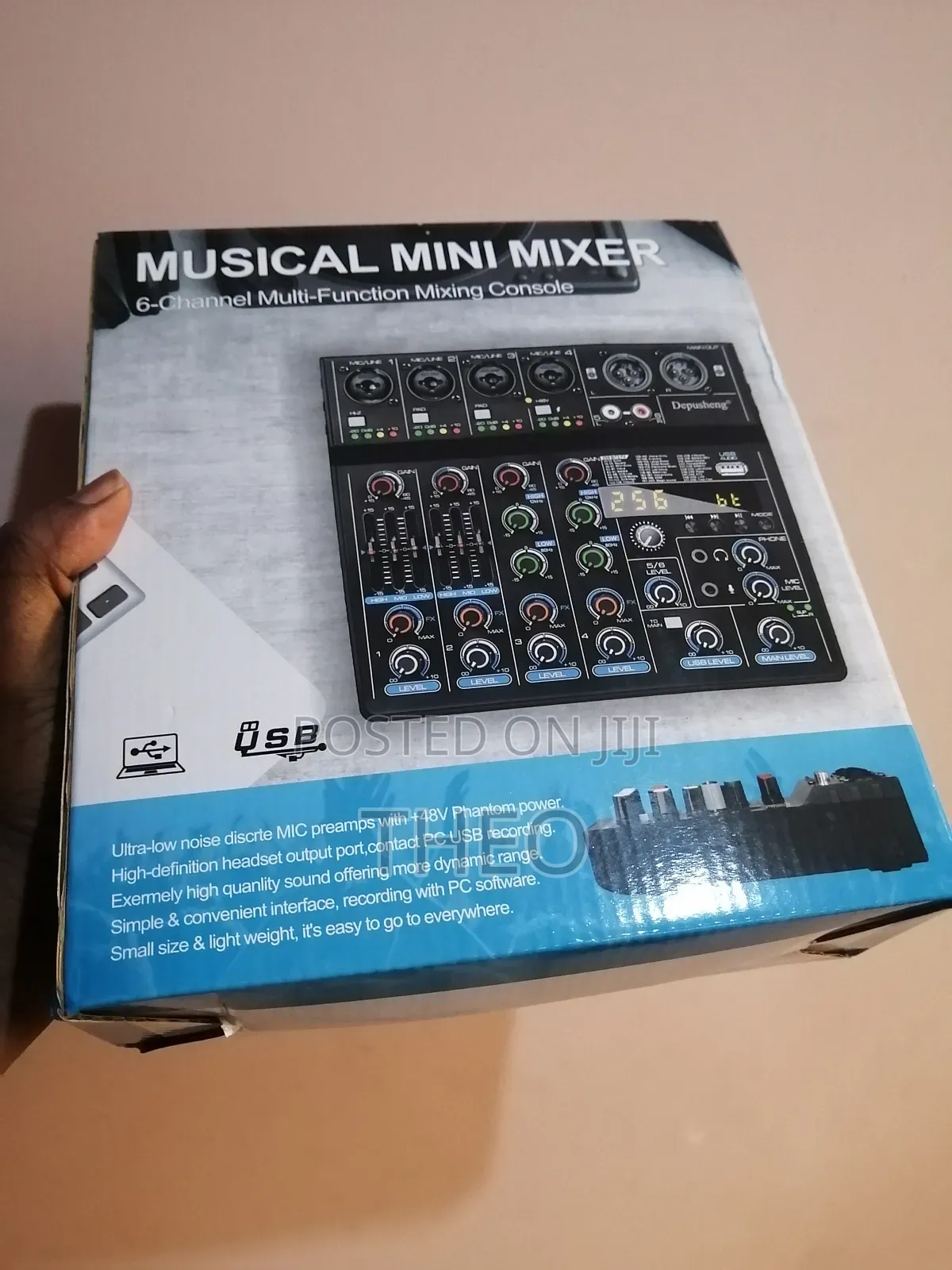 6 Channel Audio Interface Mixer