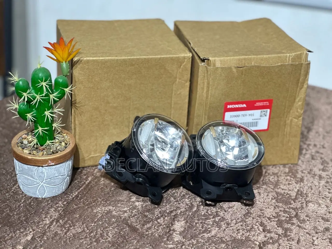 Led Fog Lamp for 17-24 Honda Civic Odyssey Pilot Passport