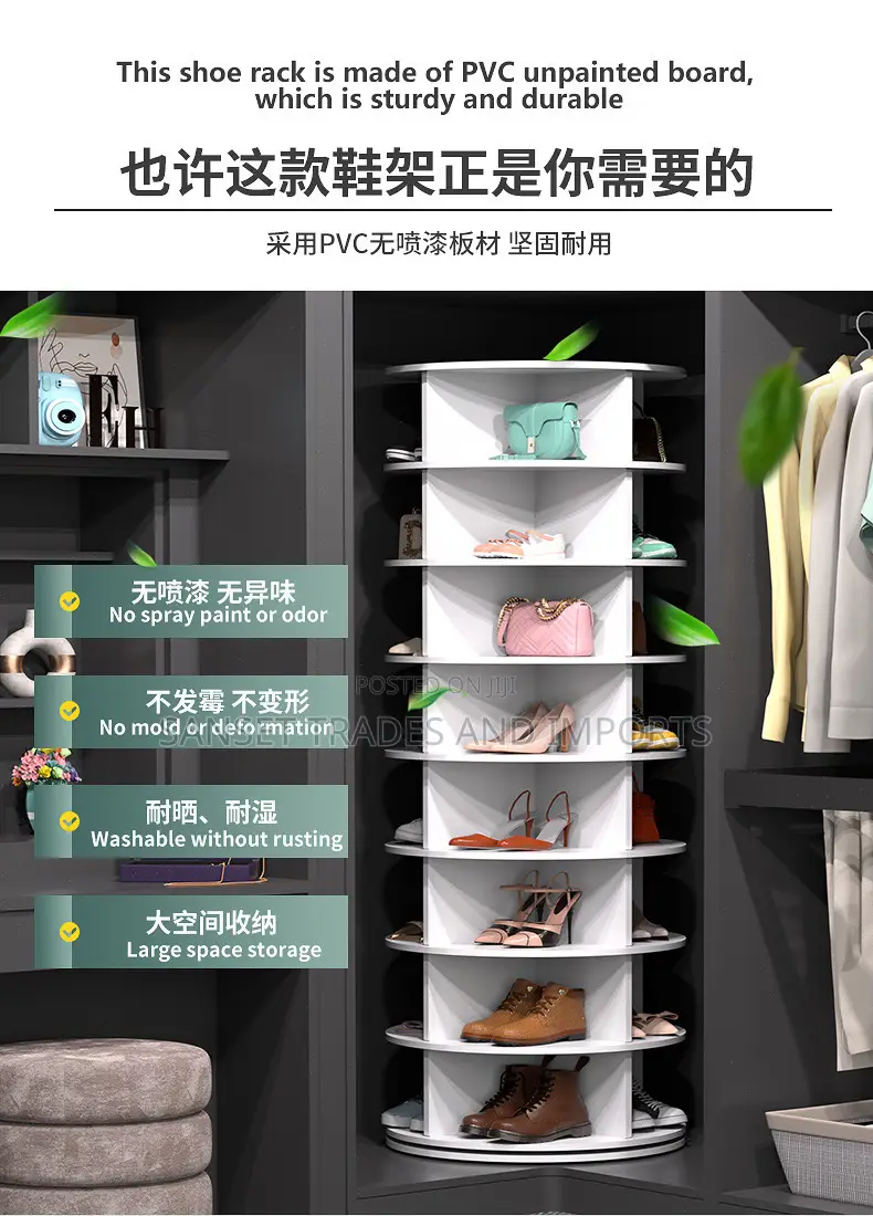 360 Rotatable Shoe Rack