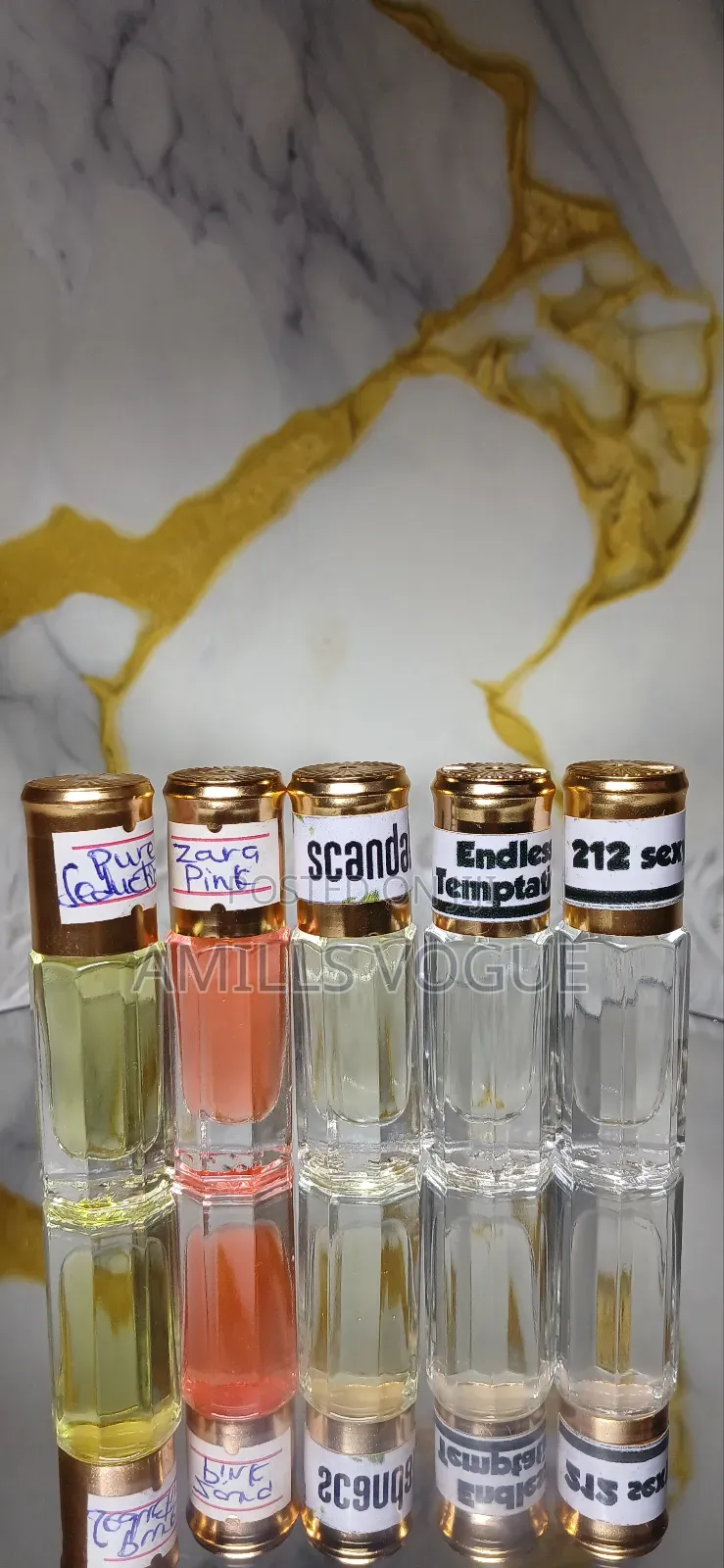 5pcs Perfume Oils for 75gh