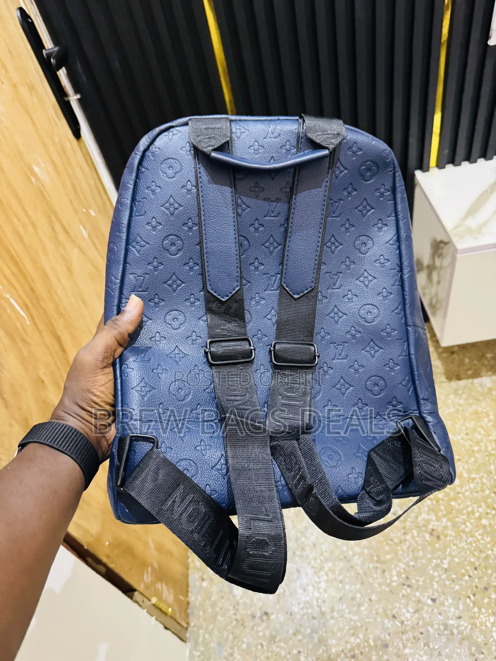 Quality Pure Leather Louis Vuitton Backpack.