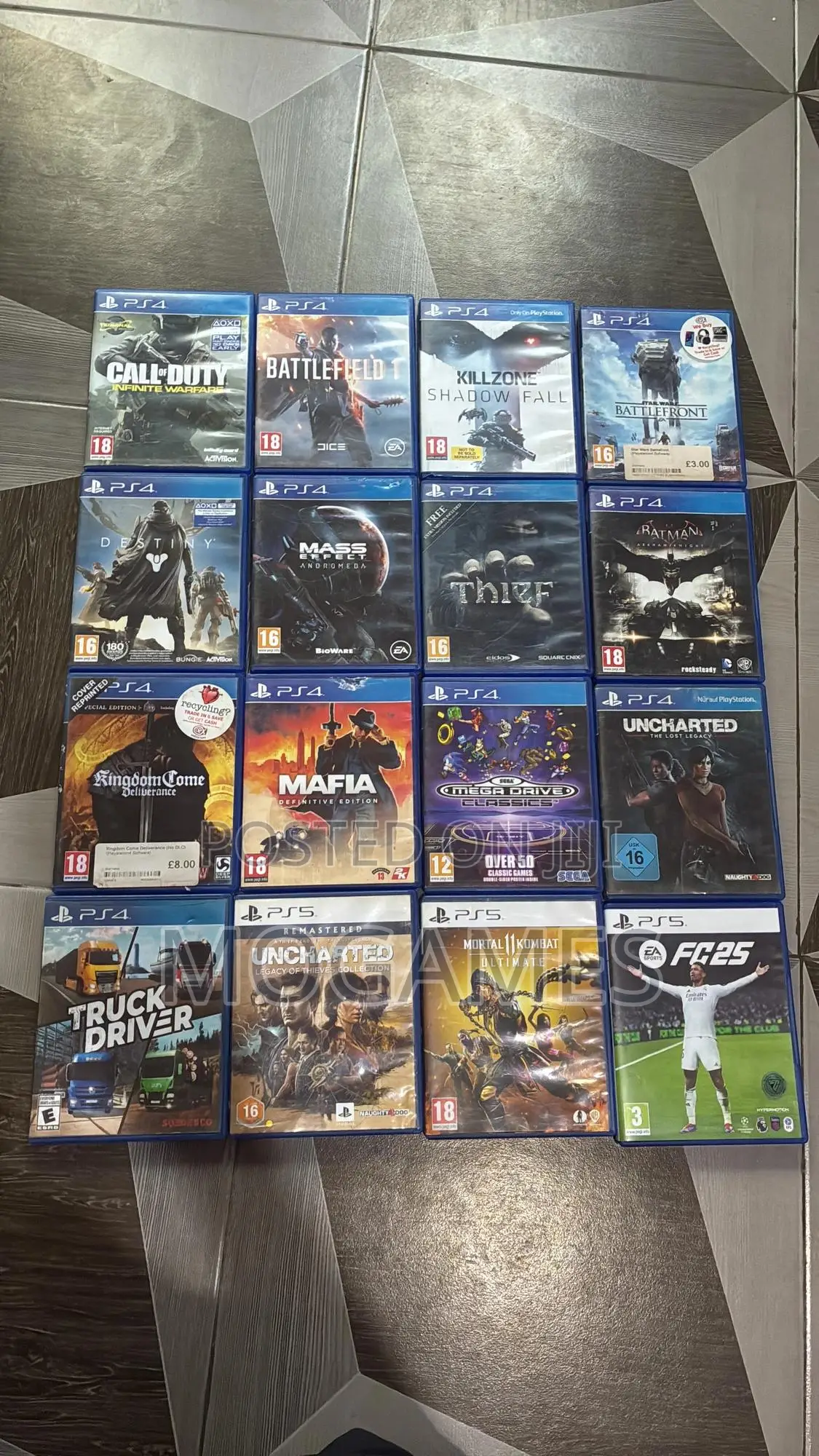 Ps4 and Ps5 Game CDS