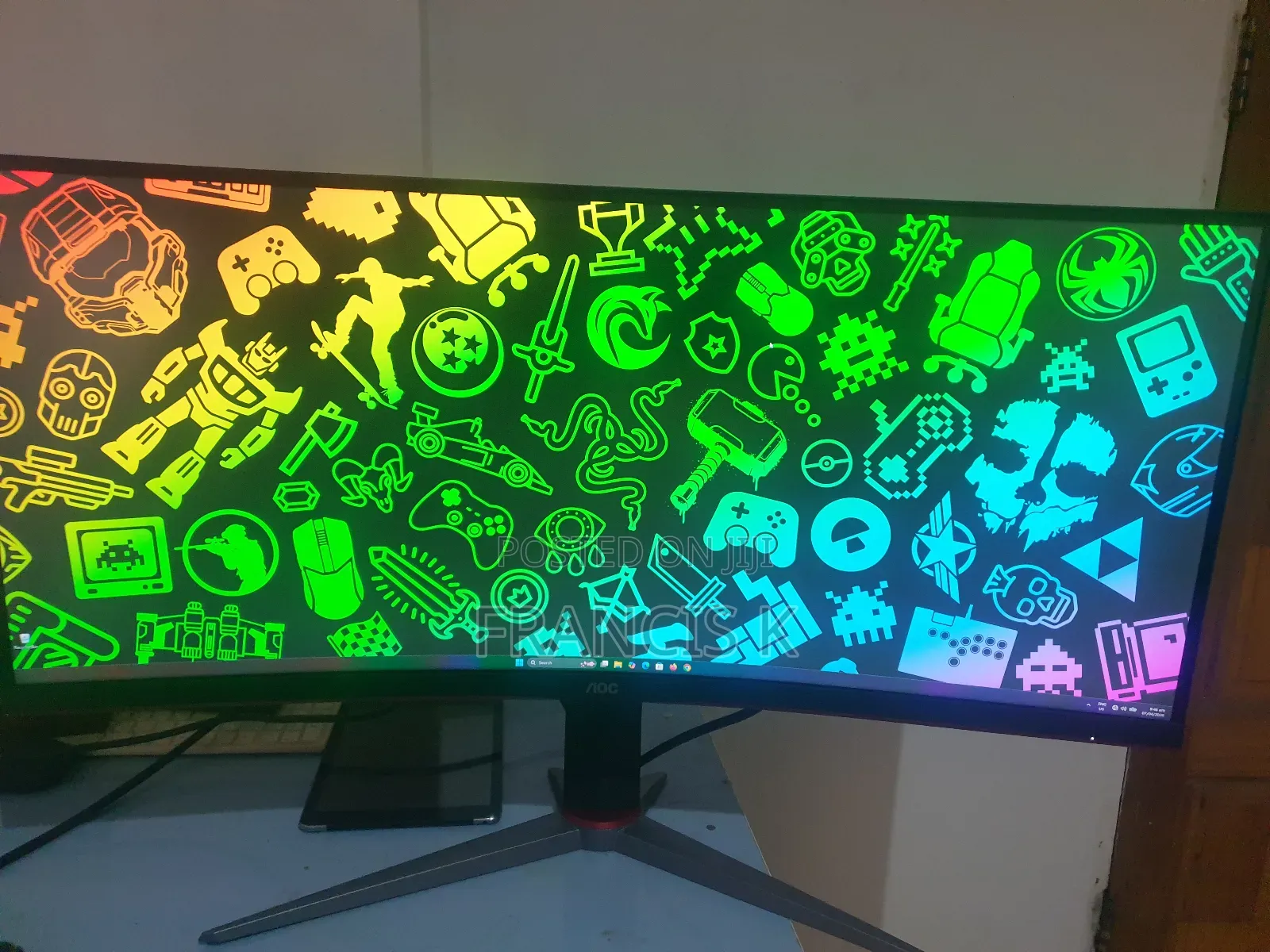 AOC Curved Ultra Wide 165hz "34" Gaming Monitor