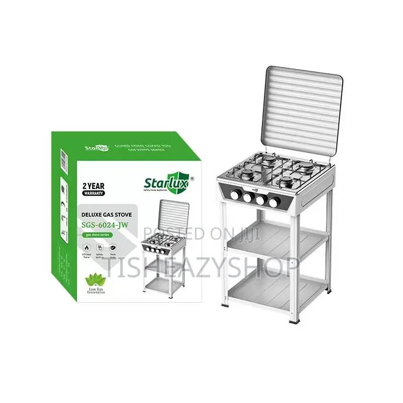 4 Burner Gas Stove With a Stand