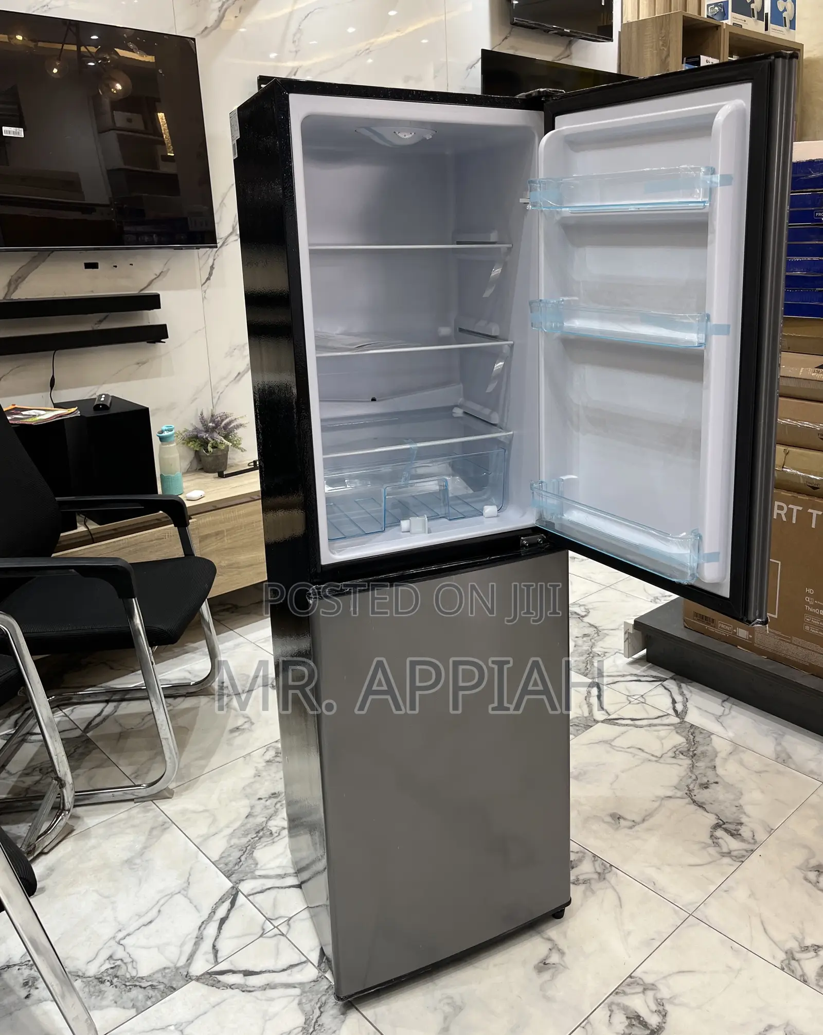 Buy Adorable Nasco Bottom Mount Freezer Fridge(Dark Gray)158l