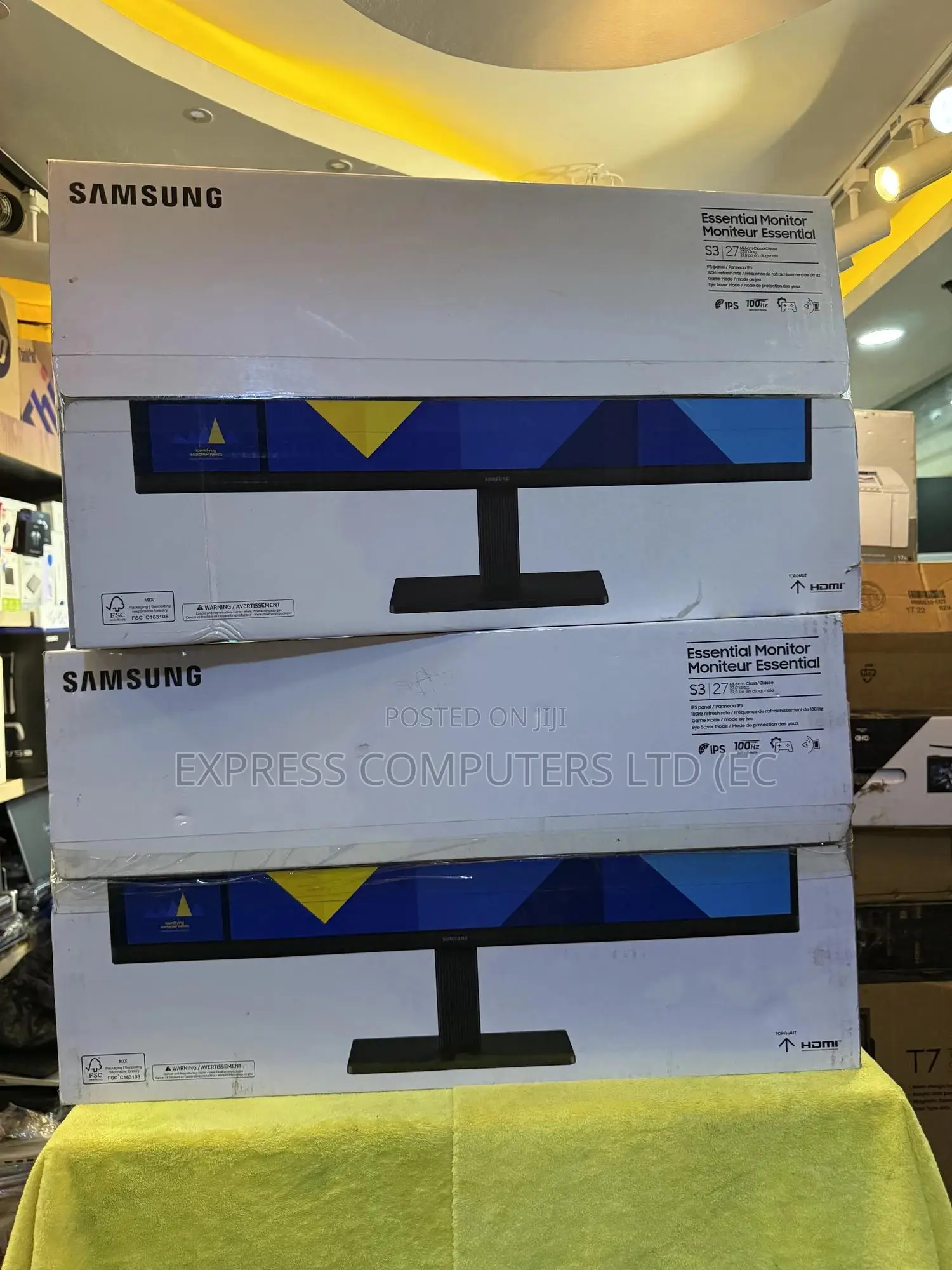 Samsung Essential S3 Full Hd Ips 27 Inch Edgeless Gaming Monitor 100hz